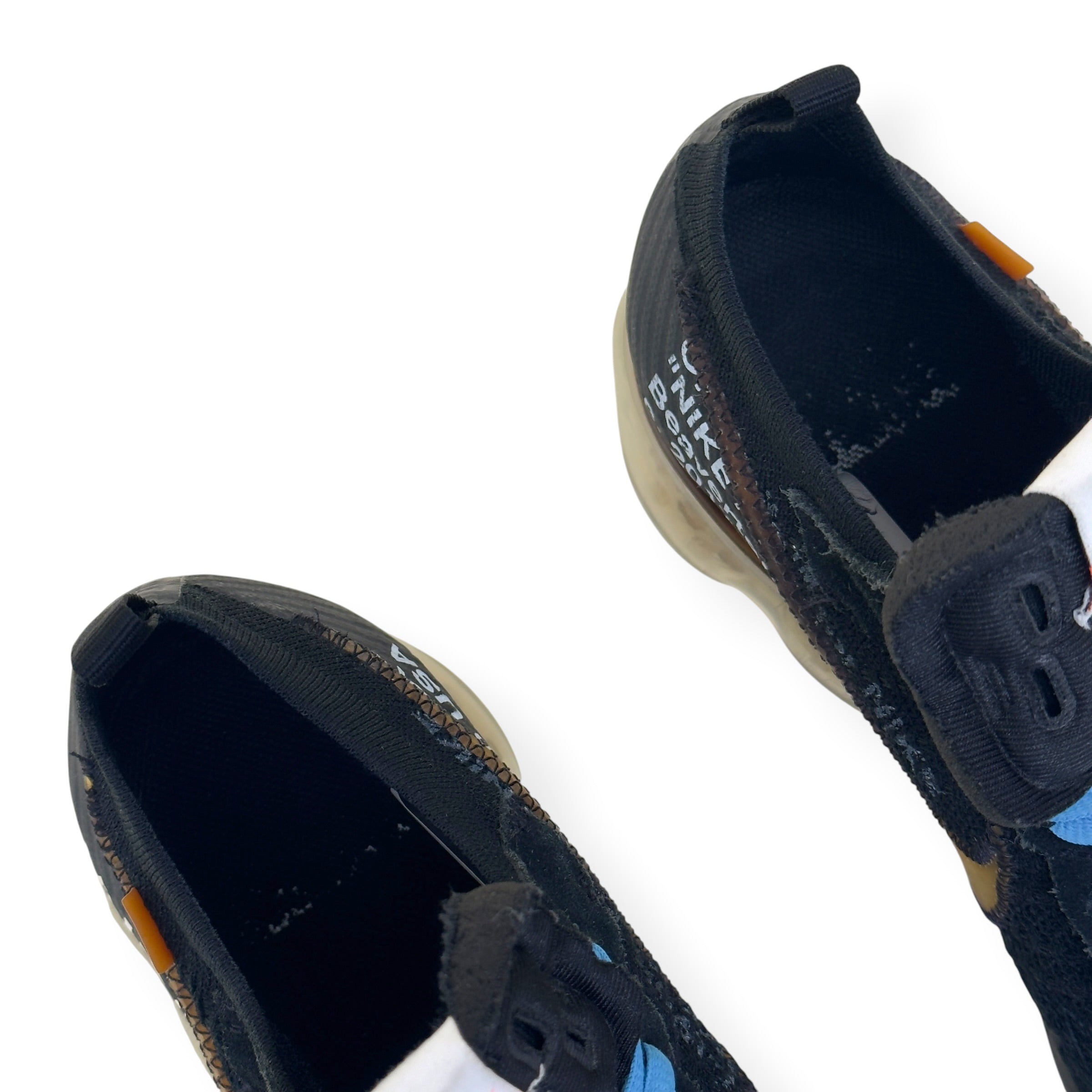 NIKE X OFF-WHITE VAPORMAX SNEAKER BLACK UK8