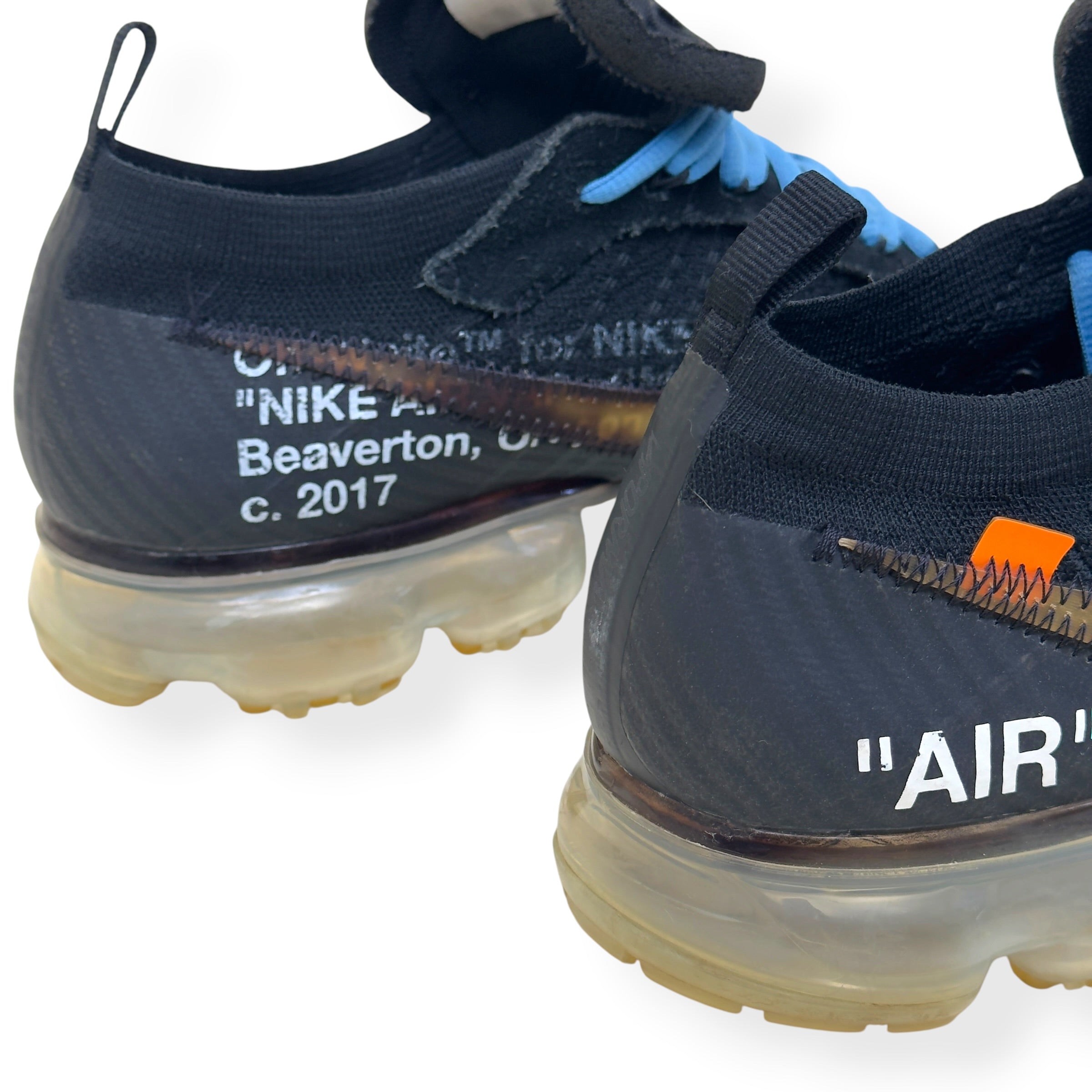 NIKE X OFF-WHITE VAPORMAX SNEAKER BLACK UK8