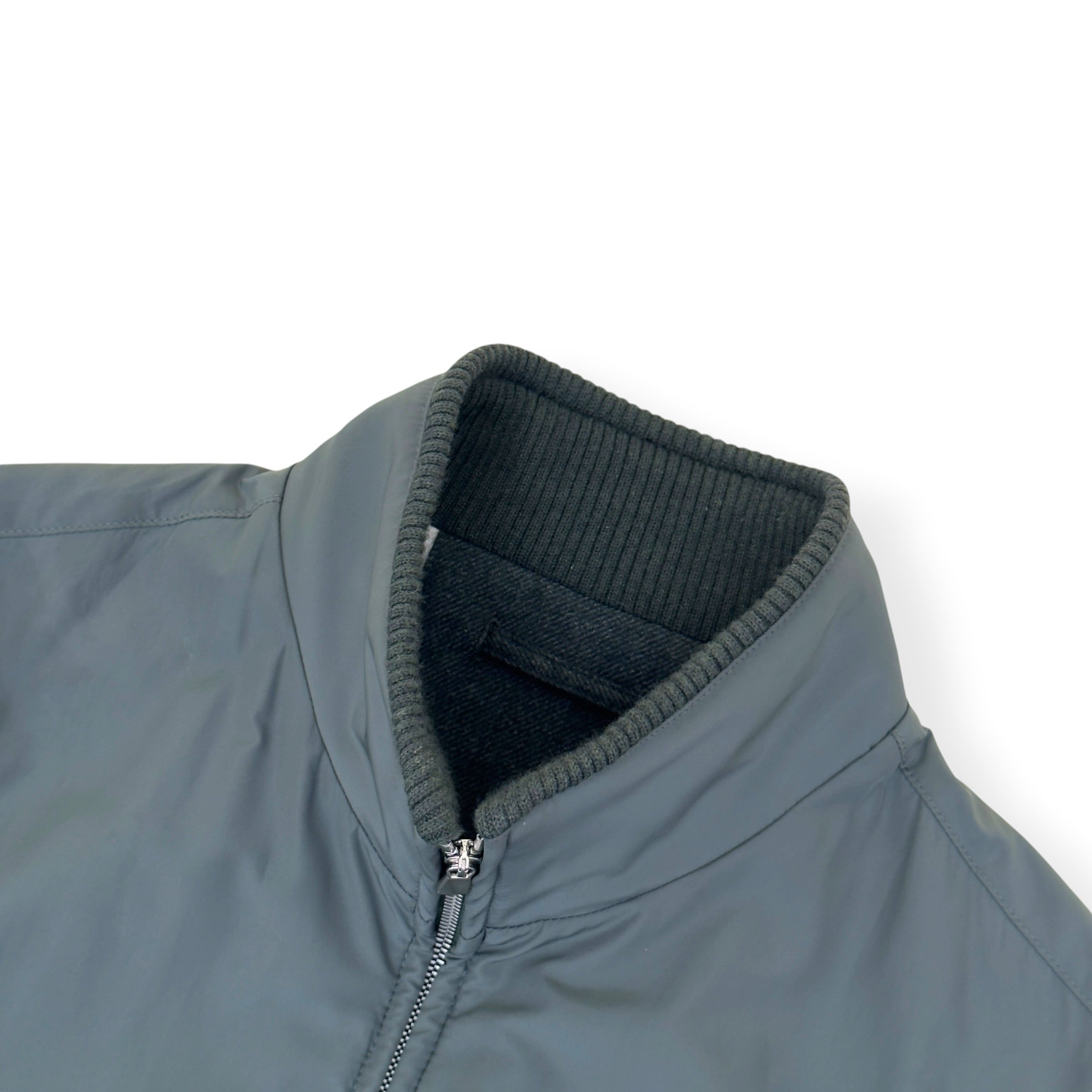 THOM SWEENEY NYLON WOOL / CASHMERE LINED JACKET GREEN 52 / L