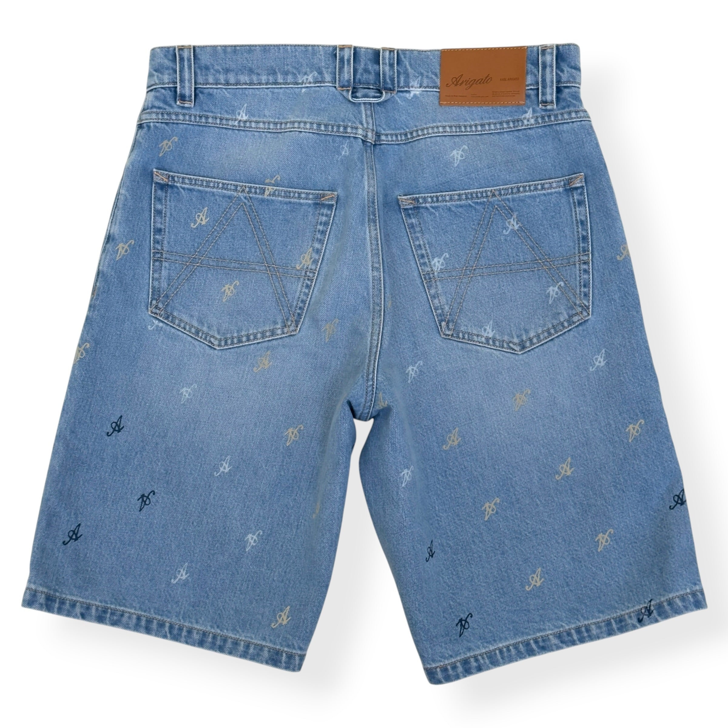 AXEL ARIGATO MILES DENIM SHORTS BLUE S