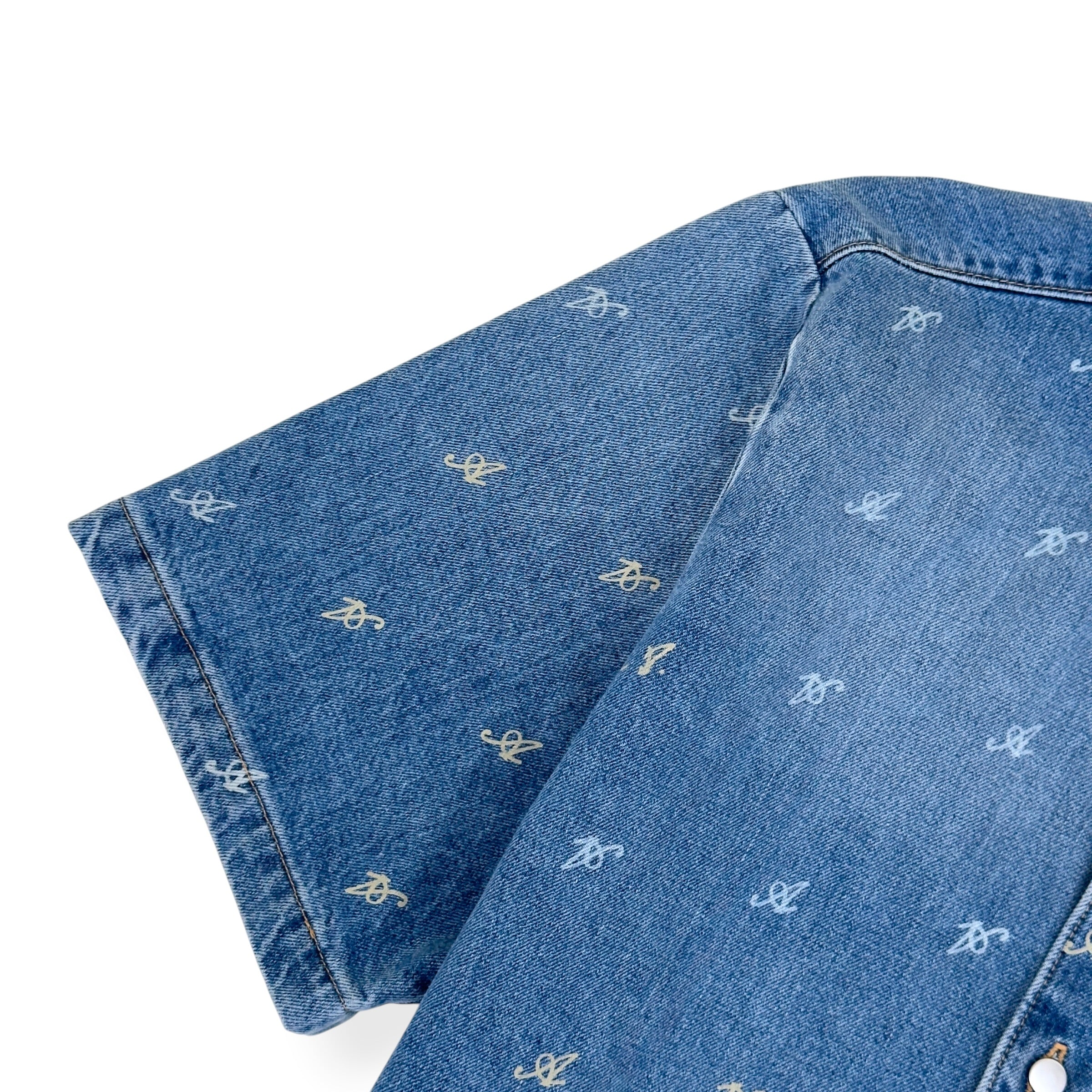 AXEL ARIGATO MILES DENIM SHIRT BLUE M