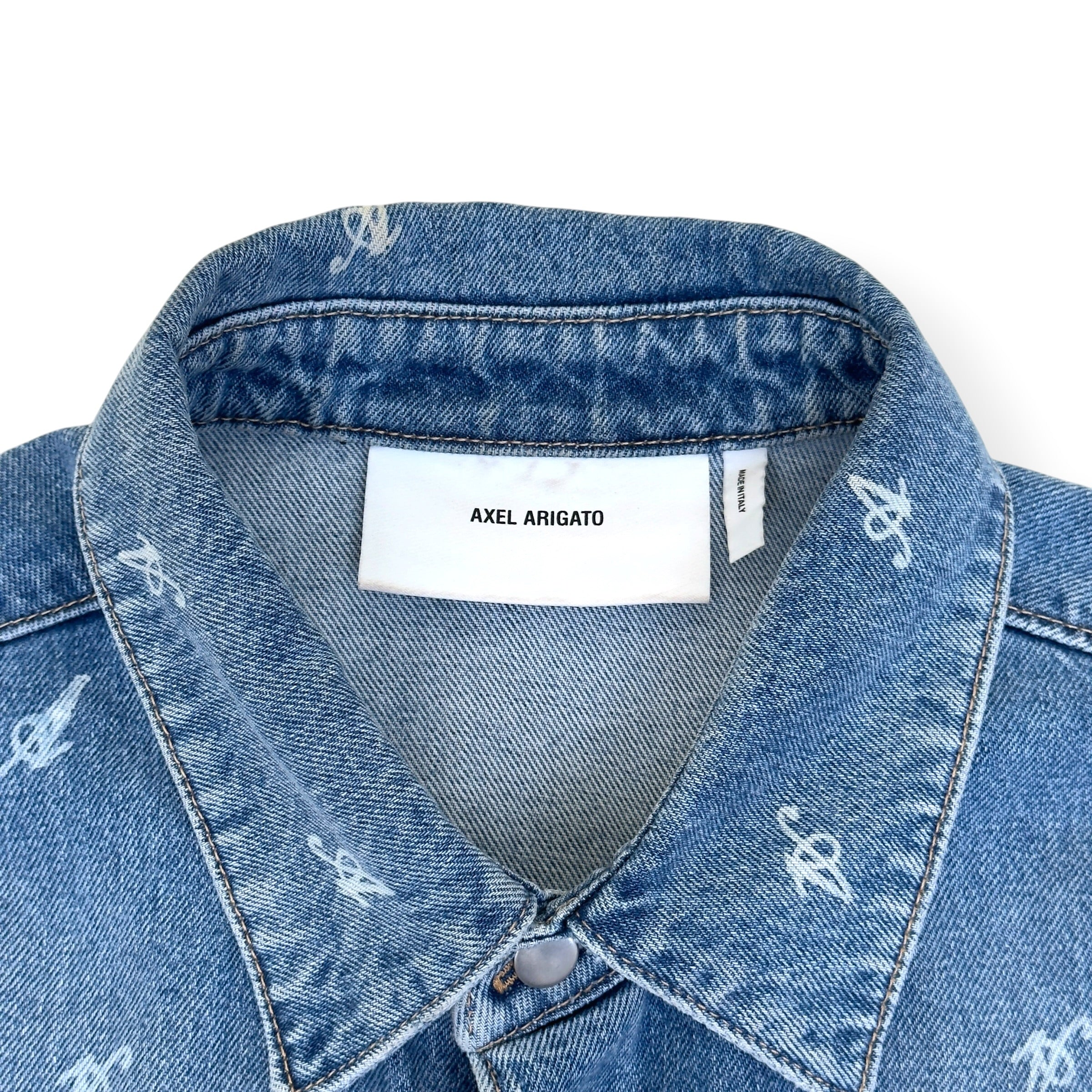 AXEL ARIGATO MILES DENIM SHIRT BLUE M