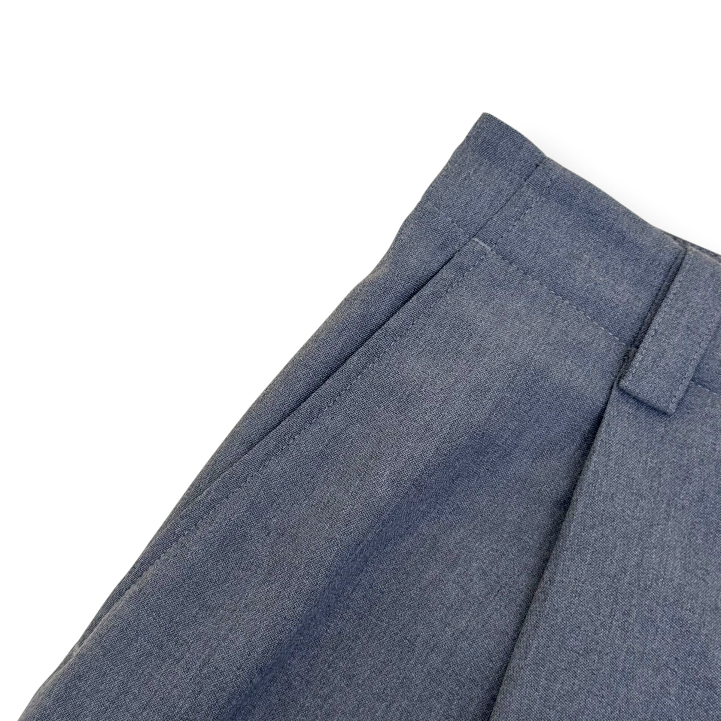 JACQUEMUS LES SCULPTURES PLEATED SHORTS GREY 52 / XL