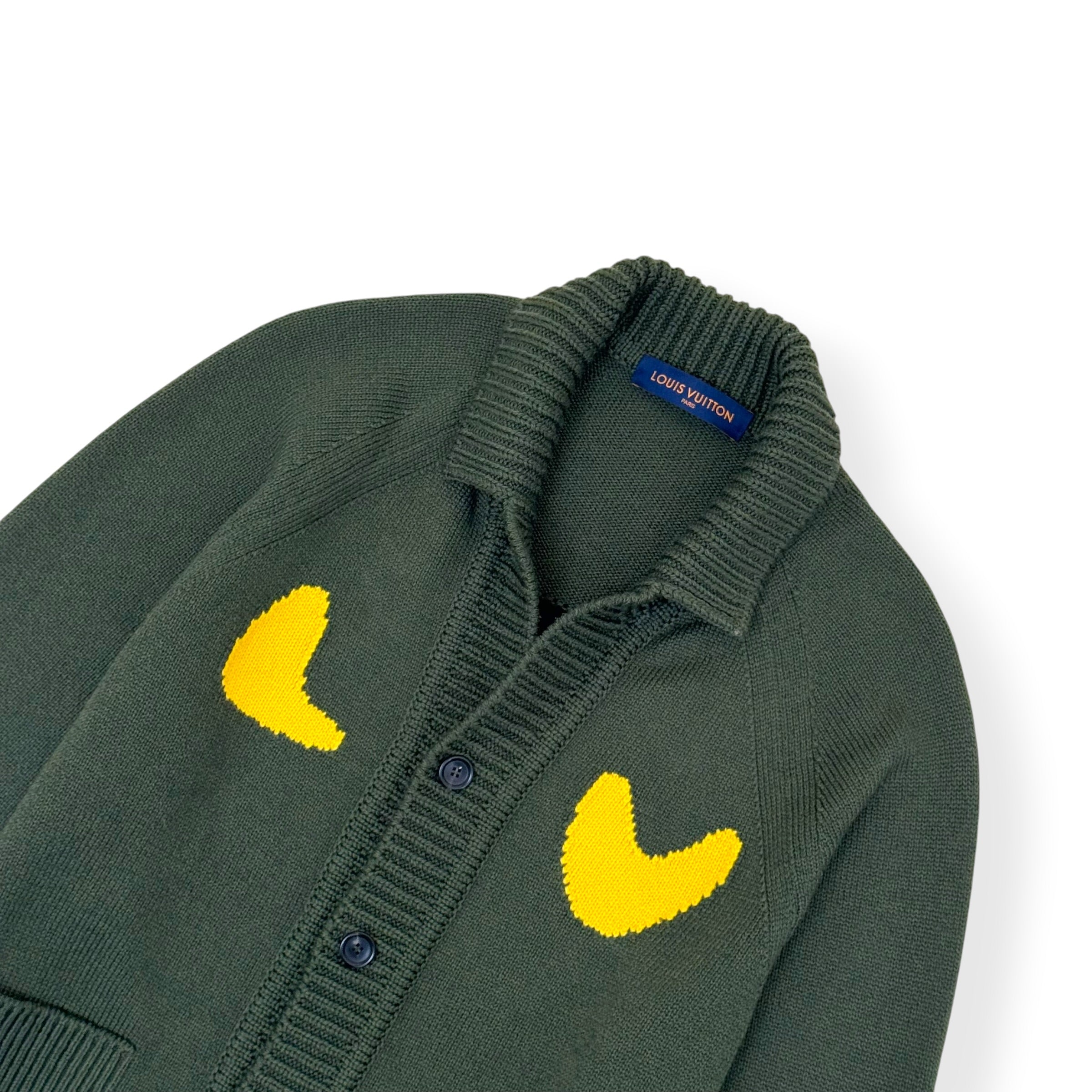 LOUIS VUITTON X NIGO SOPHISTICATED TIGER CARDIGAN GREEN XL