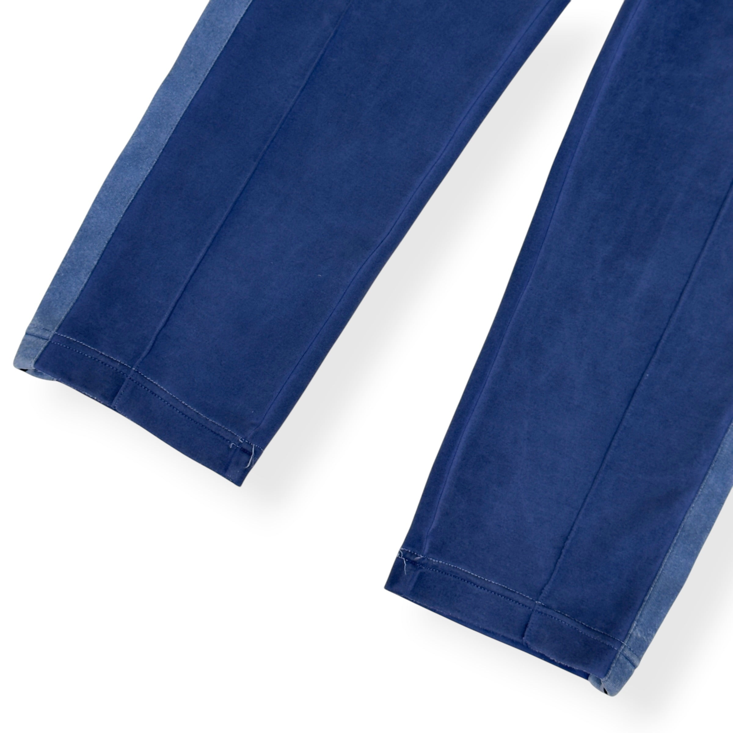 PALM ANGELS GARMENT DYED TRACK PANTS BLUE L