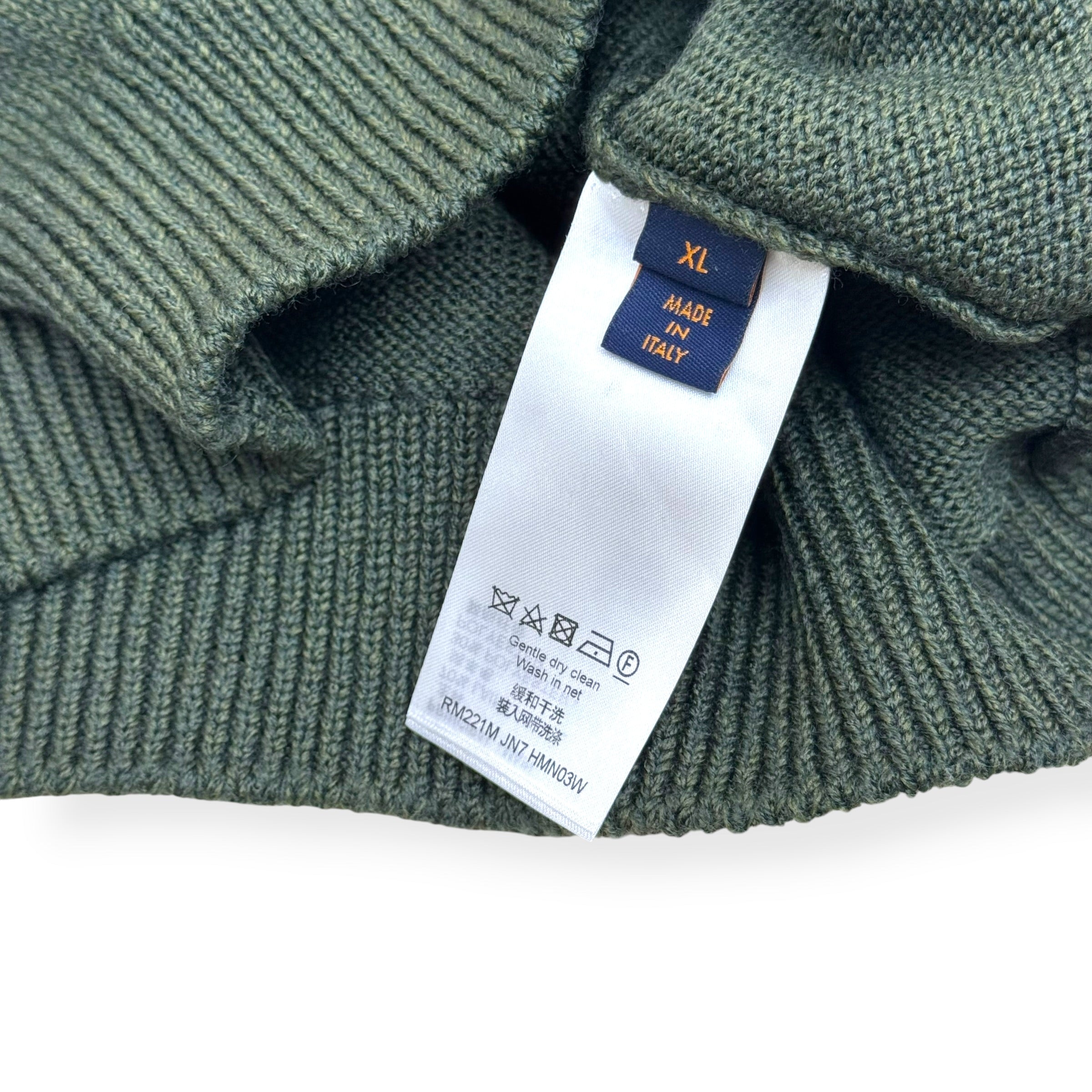 LOUIS VUITTON X NIGO SOPHISTICATED TIGER CARDIGAN GREEN XL