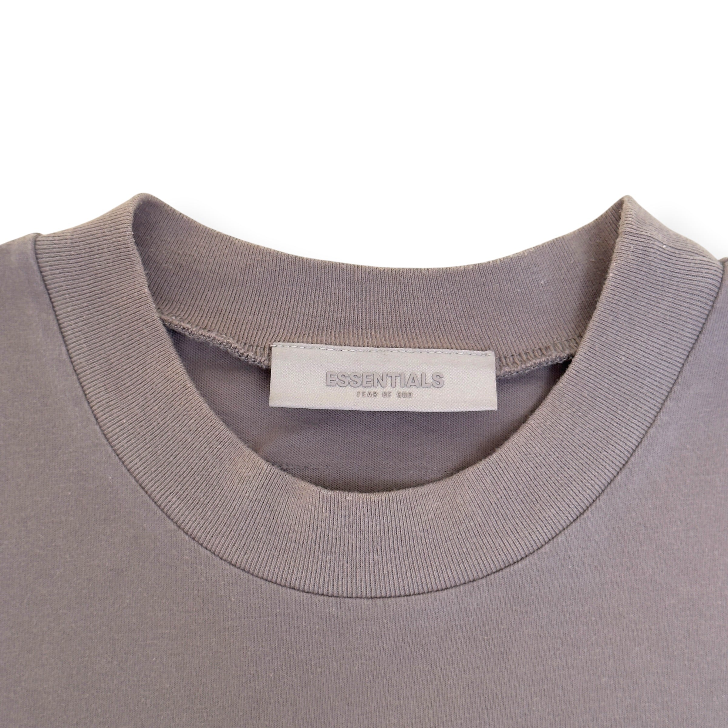 ESSENTIALS FEAR OF GOD COTTON T-SHIRT TAUPE S