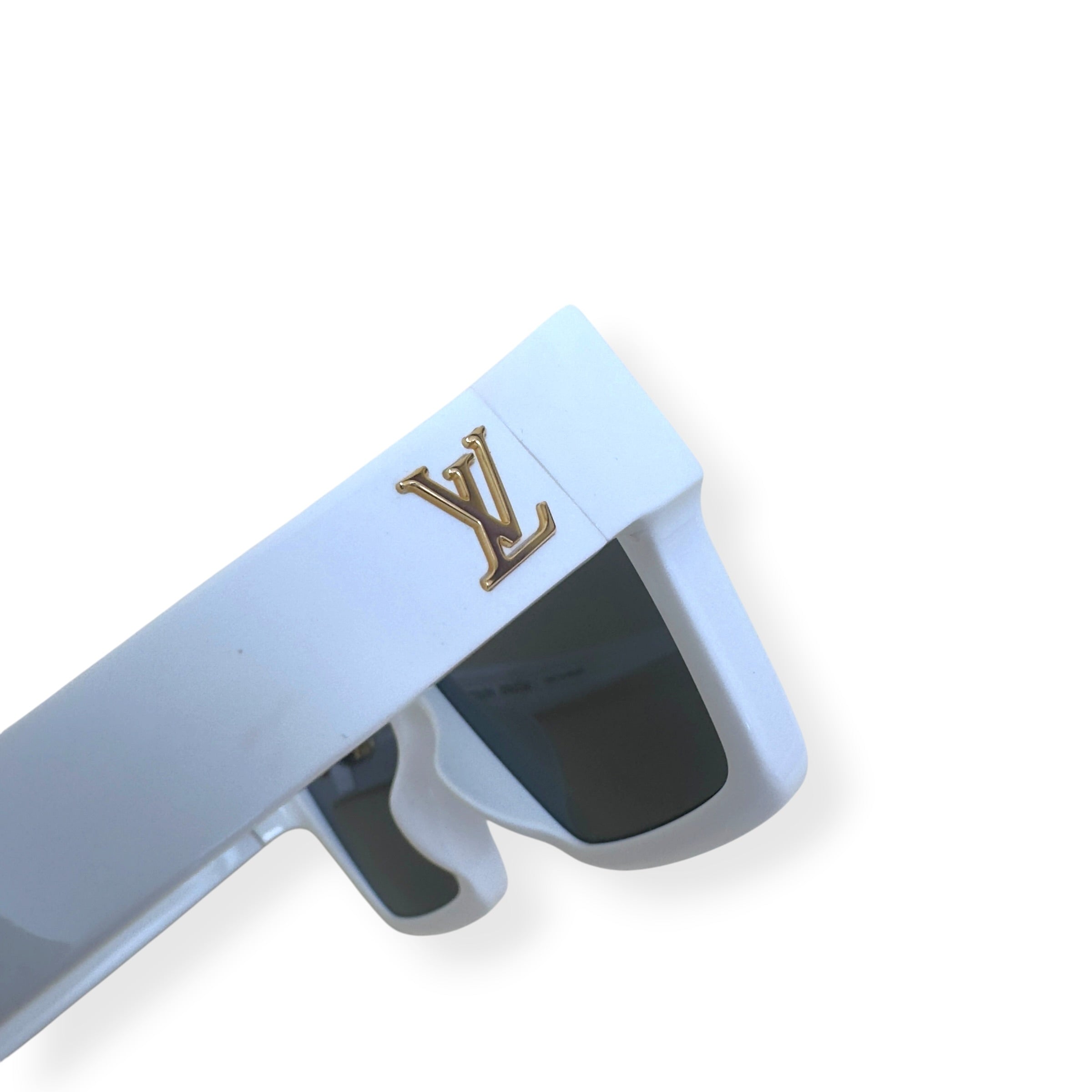 LOUIS VUITTON 1.1 EVIDENCE SUNGLASSES WHITE / GOLD