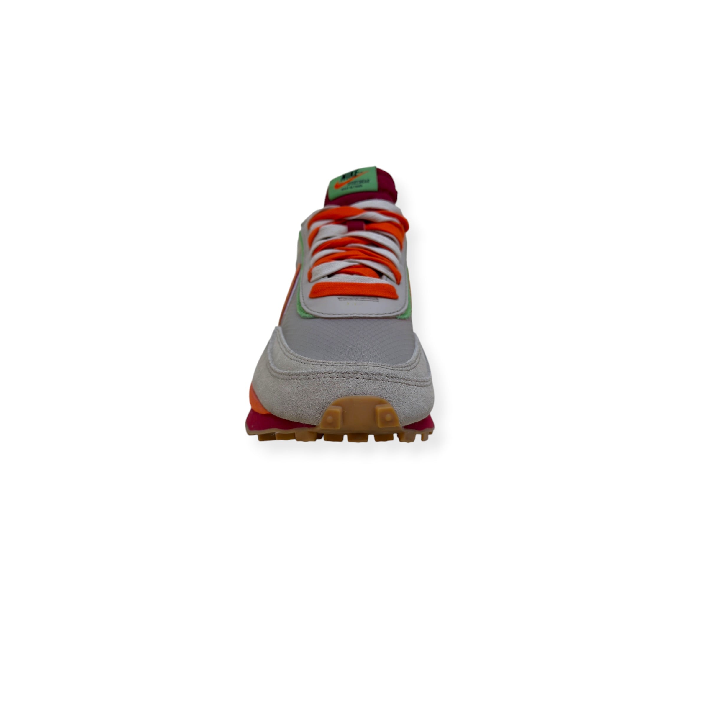 NIKE X SACAI X CLOT LDWAFFLE SNEAKER NET ORANGE BLAZE UK8