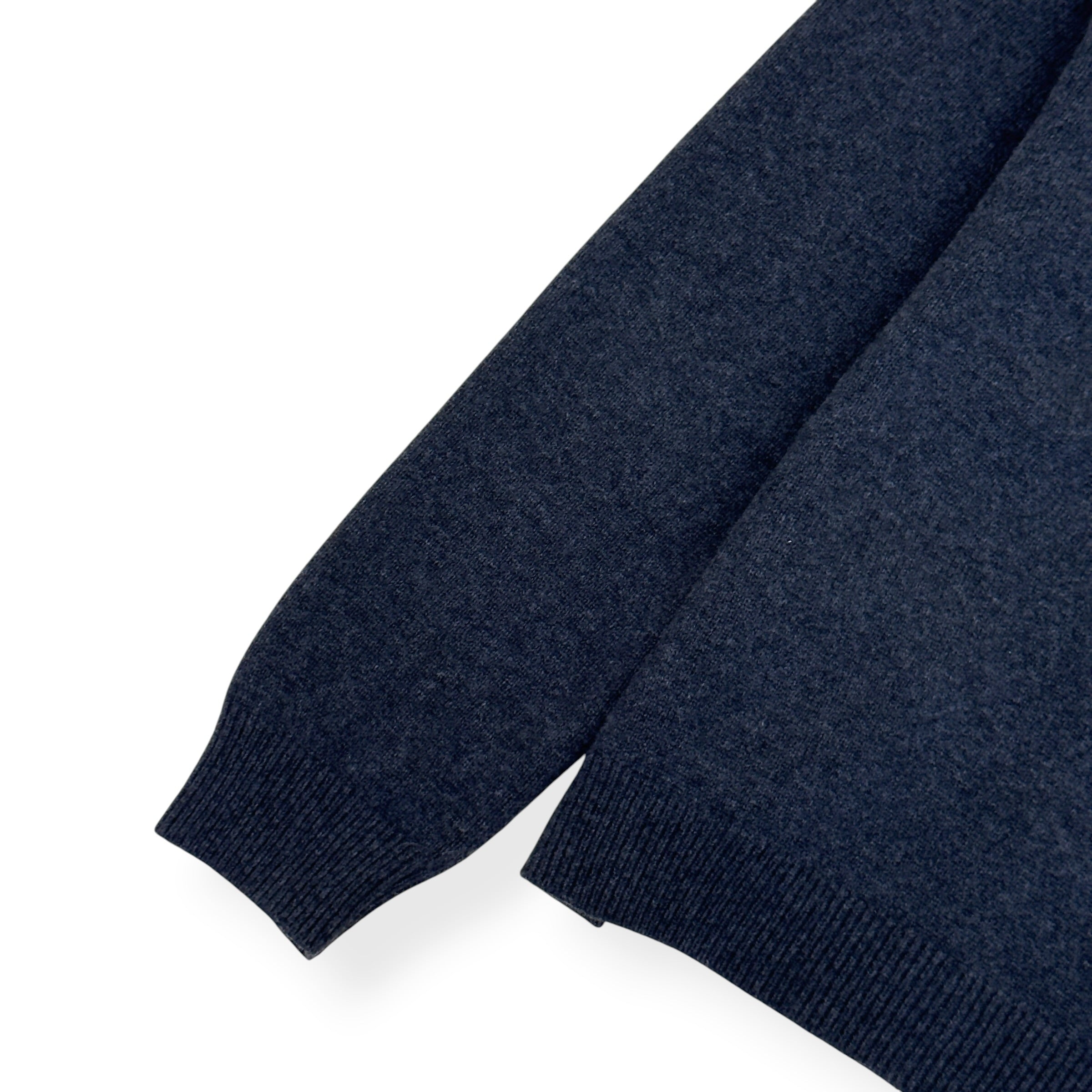 LOUIS VUITTON LV FREQUENCY EMBROIDERED WOOL CARDIGAN GREY L
