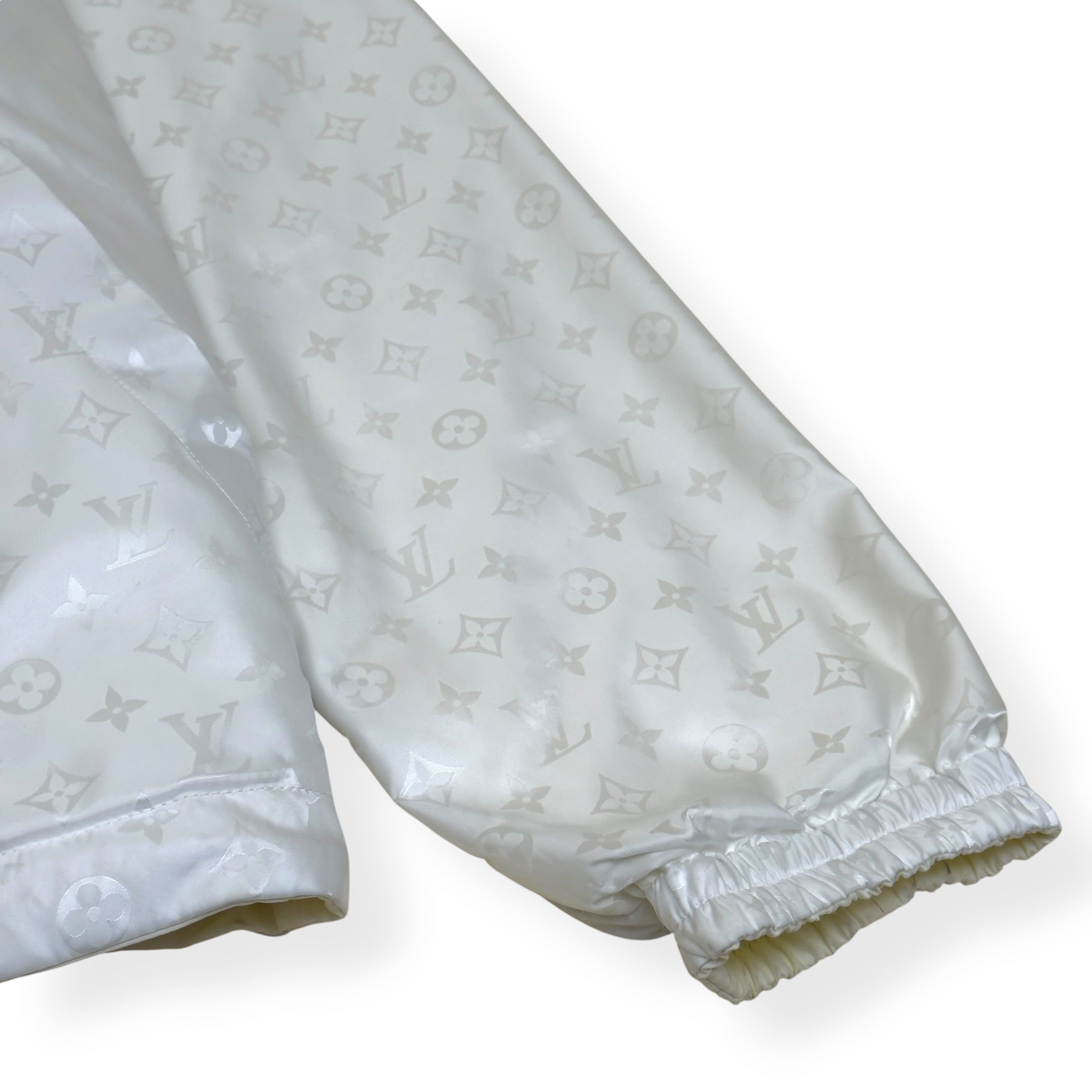 LOUIS VUITTON LVSE CABLES EDITION MONOGRAM REVERSIBLE WINDBREAKER WHITE 52 / L