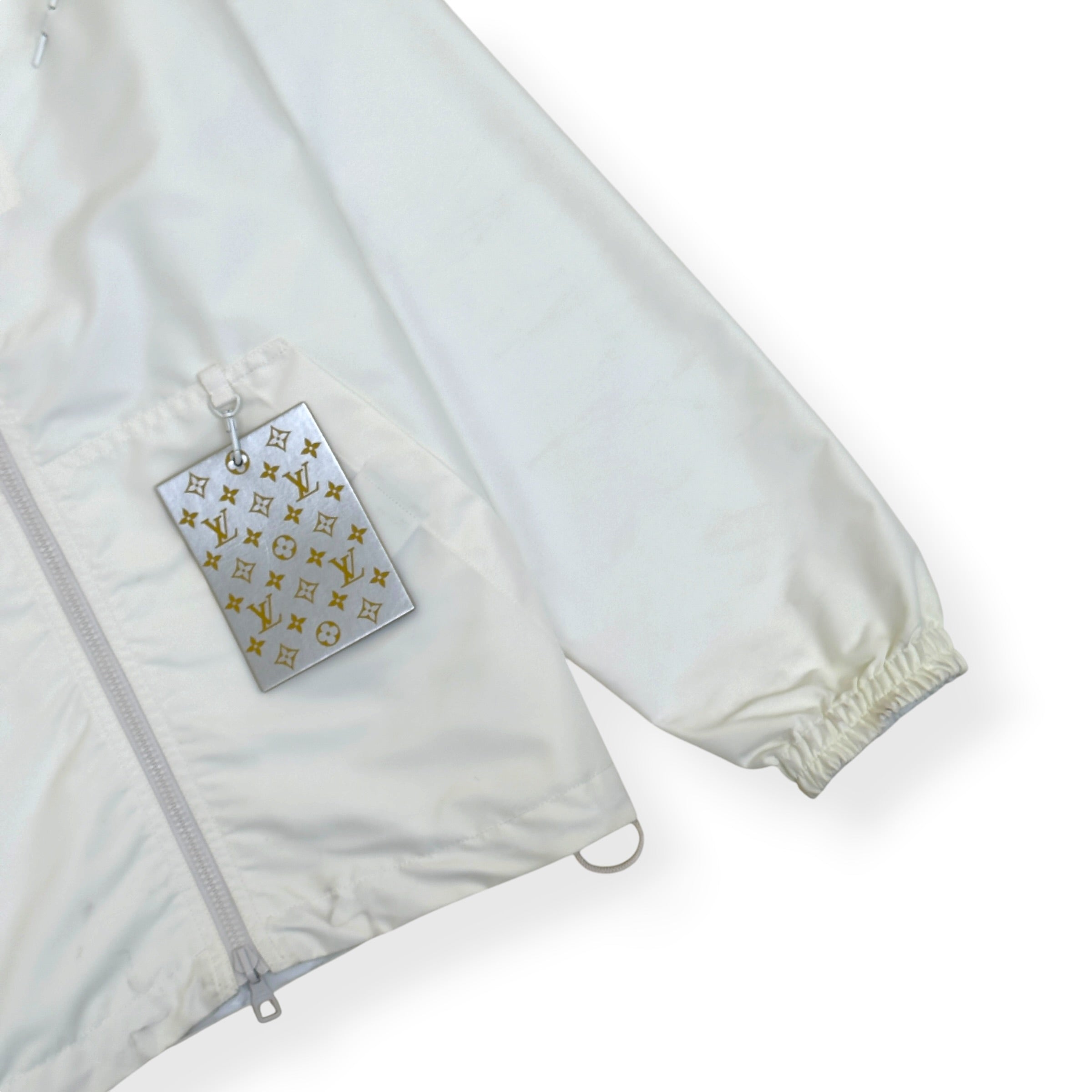 LOUIS VUITTON LVSE CABLES EDITION MONOGRAM REVERSIBLE WINDBREAKER WHITE 52 / L