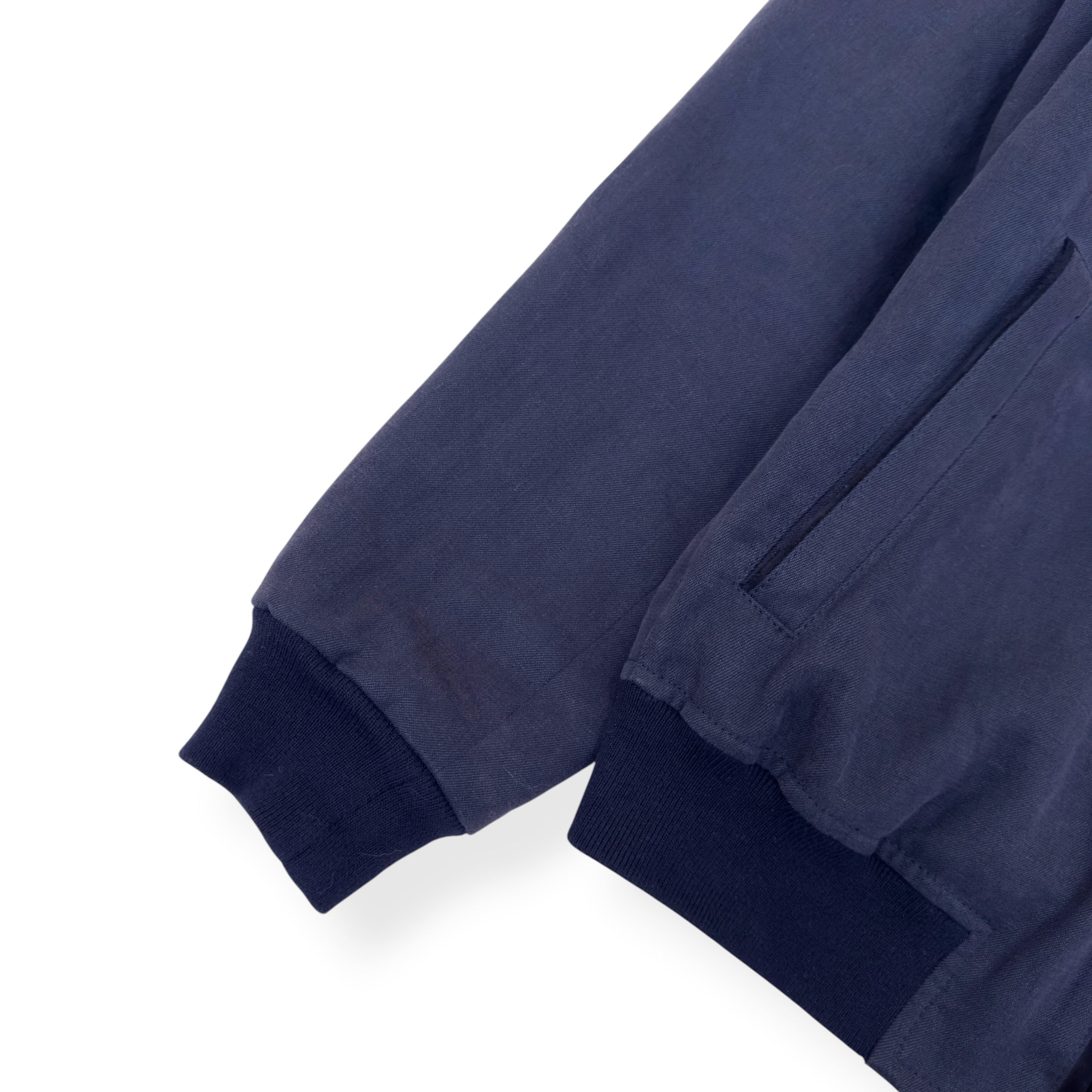 THOM SWEENEY LINEN BLOUSON JACKET BLUE 50 / M
