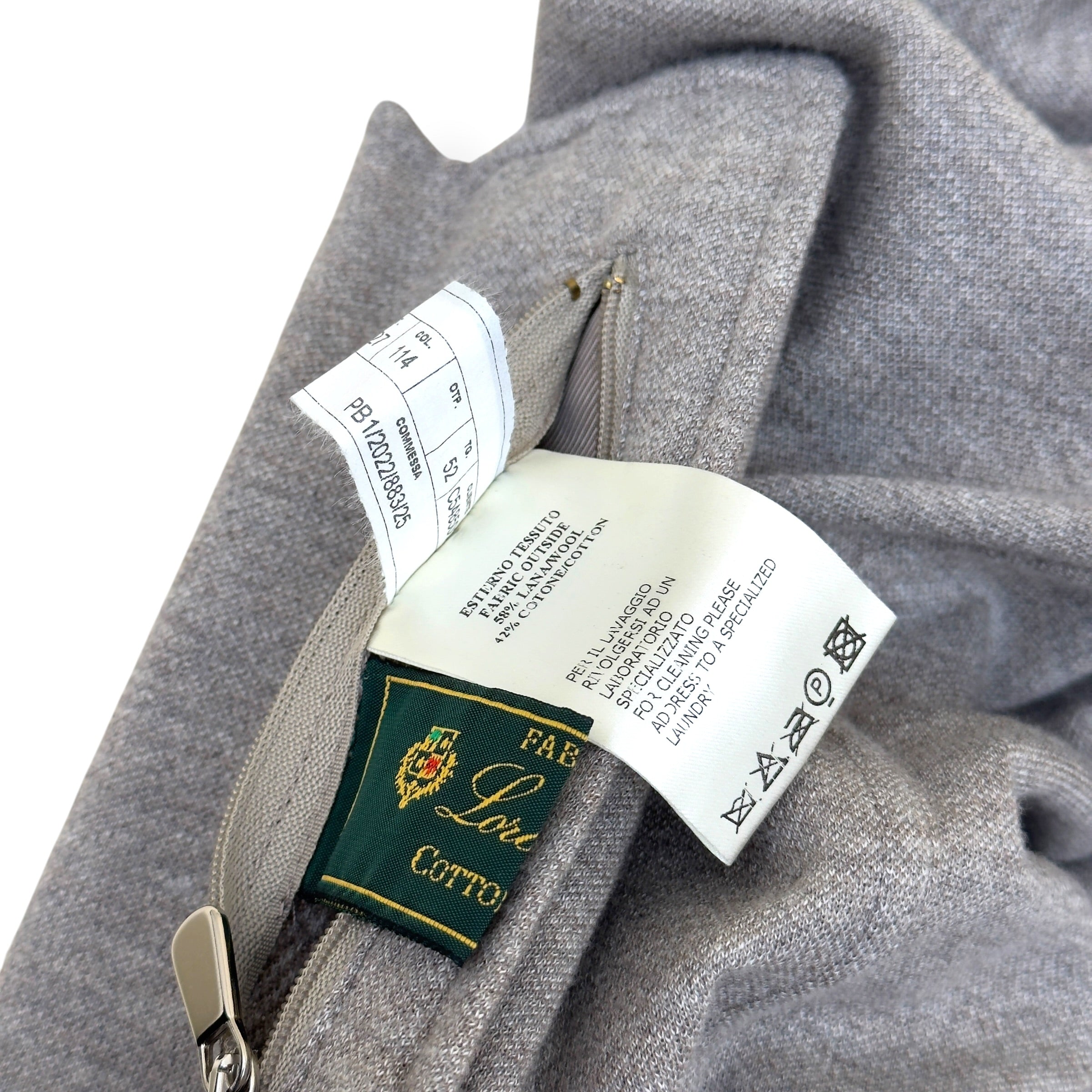 THOM SWEENEY WOOL BLEND JACKET GREY 52 / L