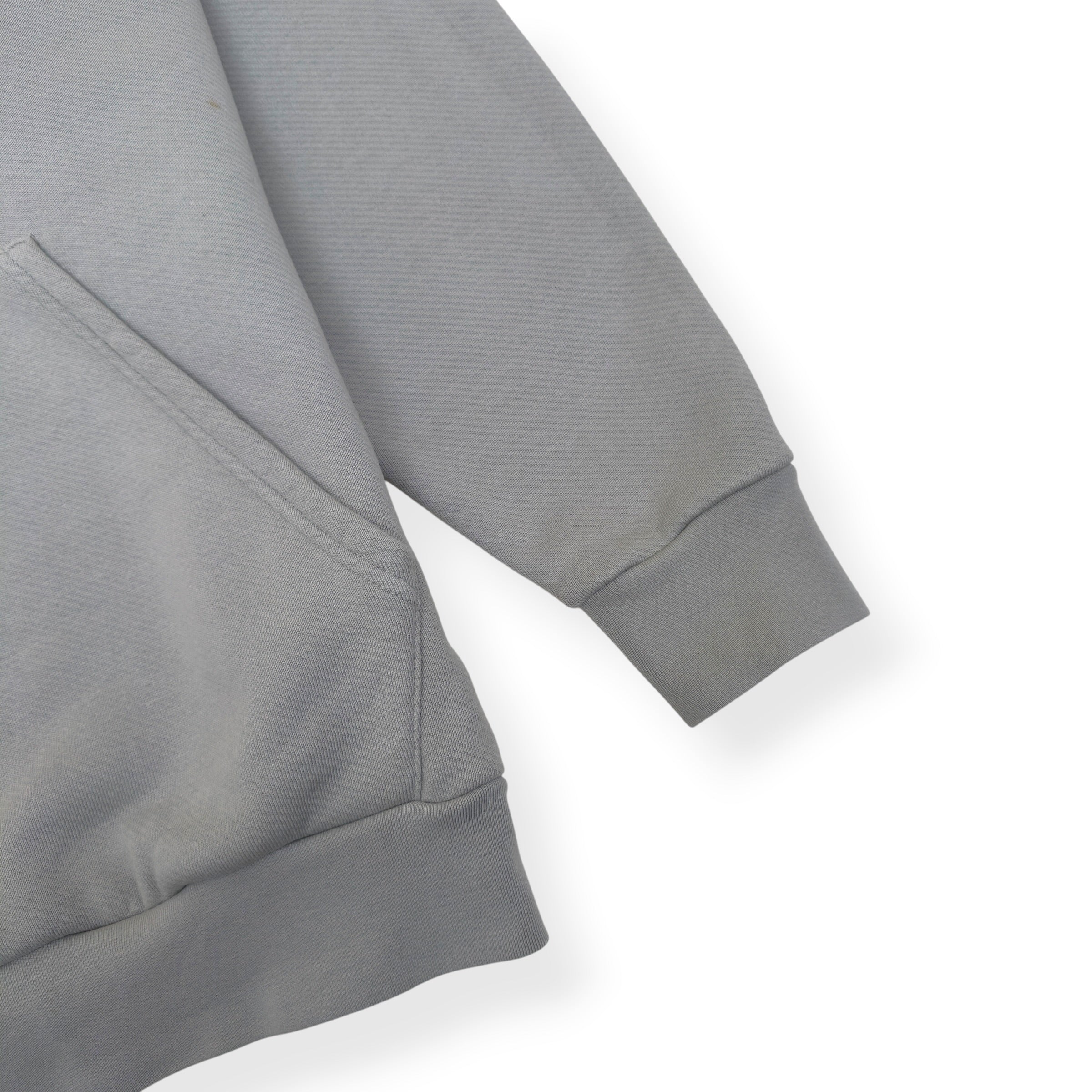 PALM ANGELS PULLOVER HOODIE GREY / BLACK L