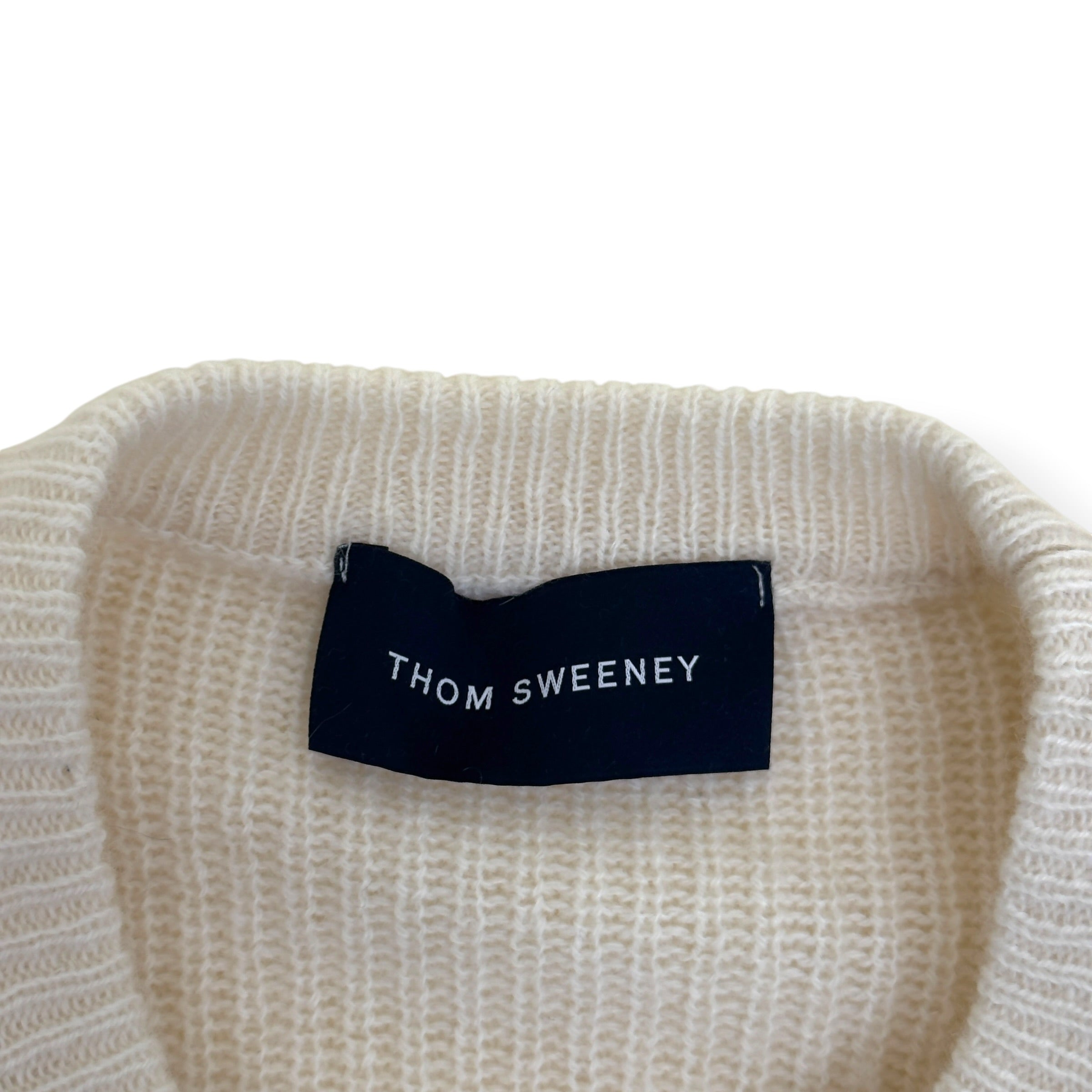 THOM SWEENEY CASHMERE CREW NECK SWEATER M