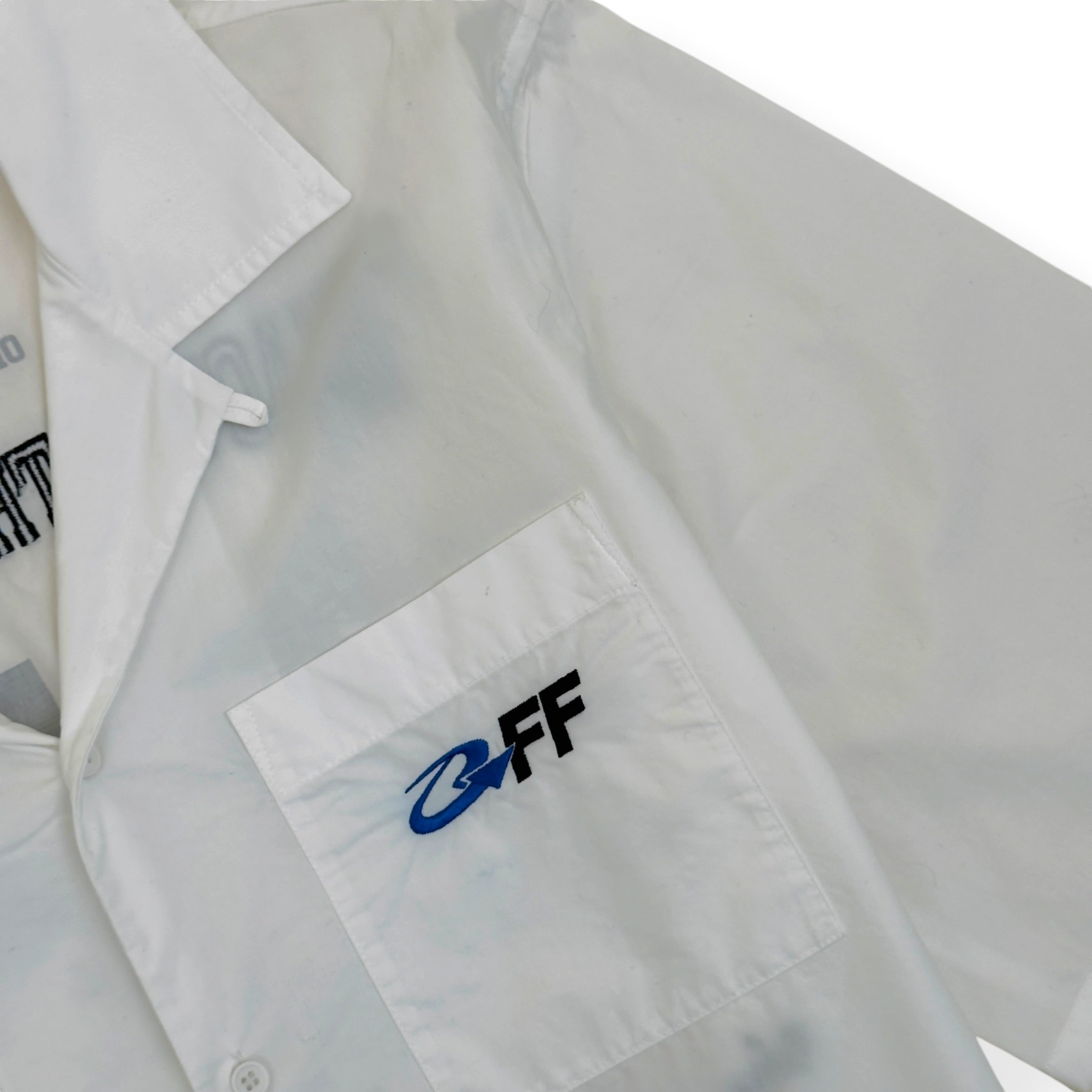 OFF-WHITE EXACT OPP HOLIDAY SHIRT WHITE L