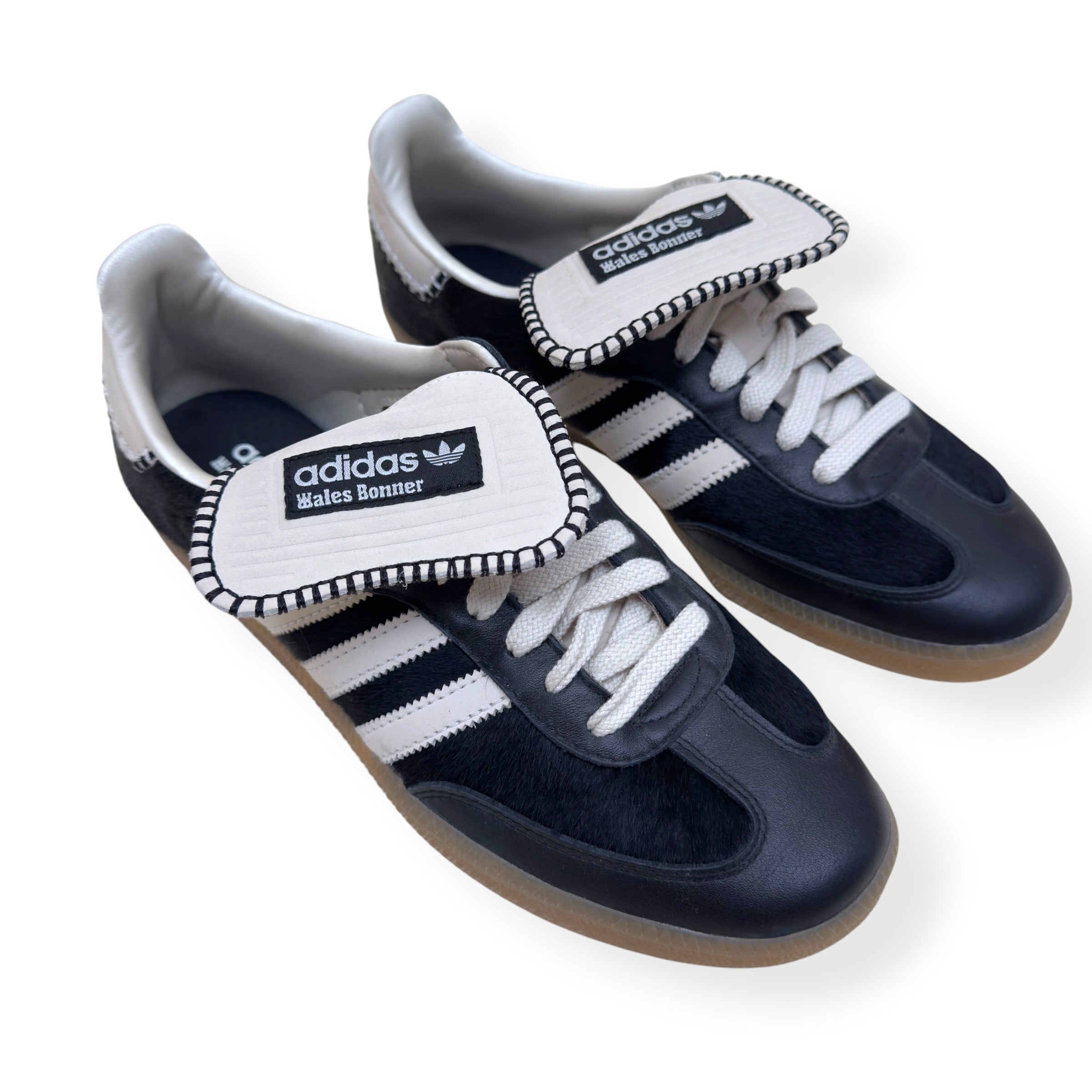 WALES BONNER X ADIDAS SAMBA PONY SNEAKER CORE BLACK UK10.5