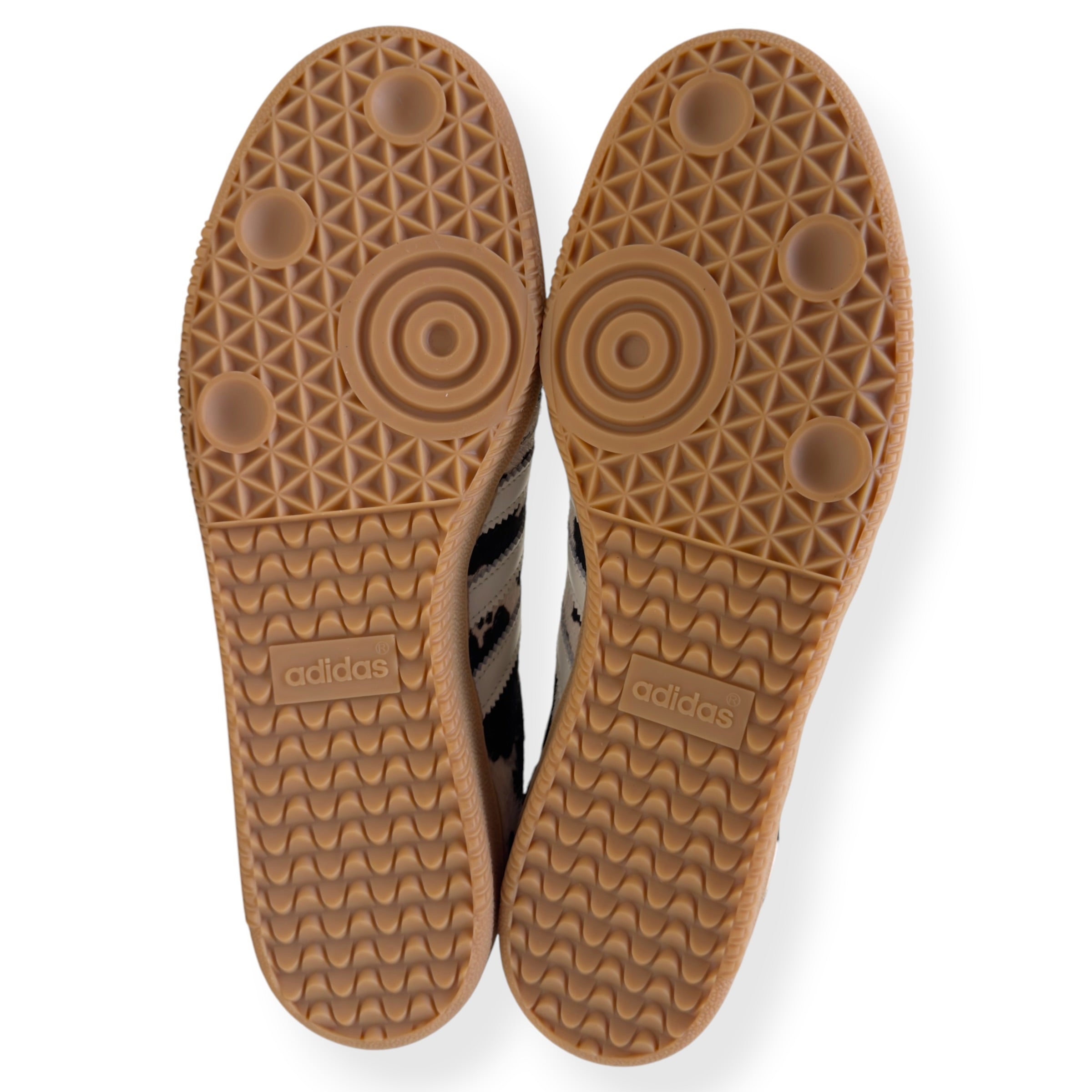 ADIDAS SAMBA OG COW PRINT SNEAKER BROWN UK10