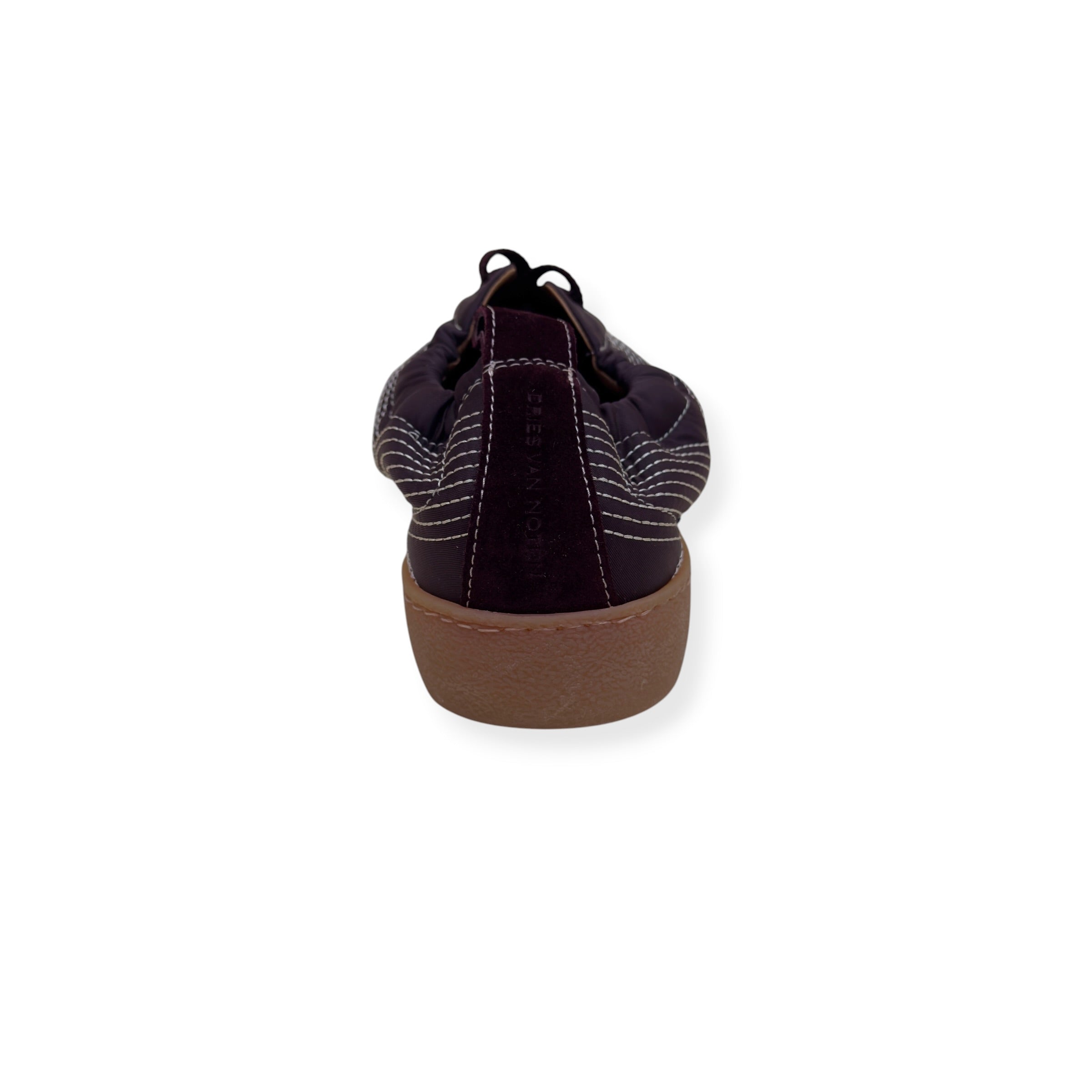 DRIES VAN NOTEN NEW CASSETTA SNEAKER BORDEAUX 44 / UK10