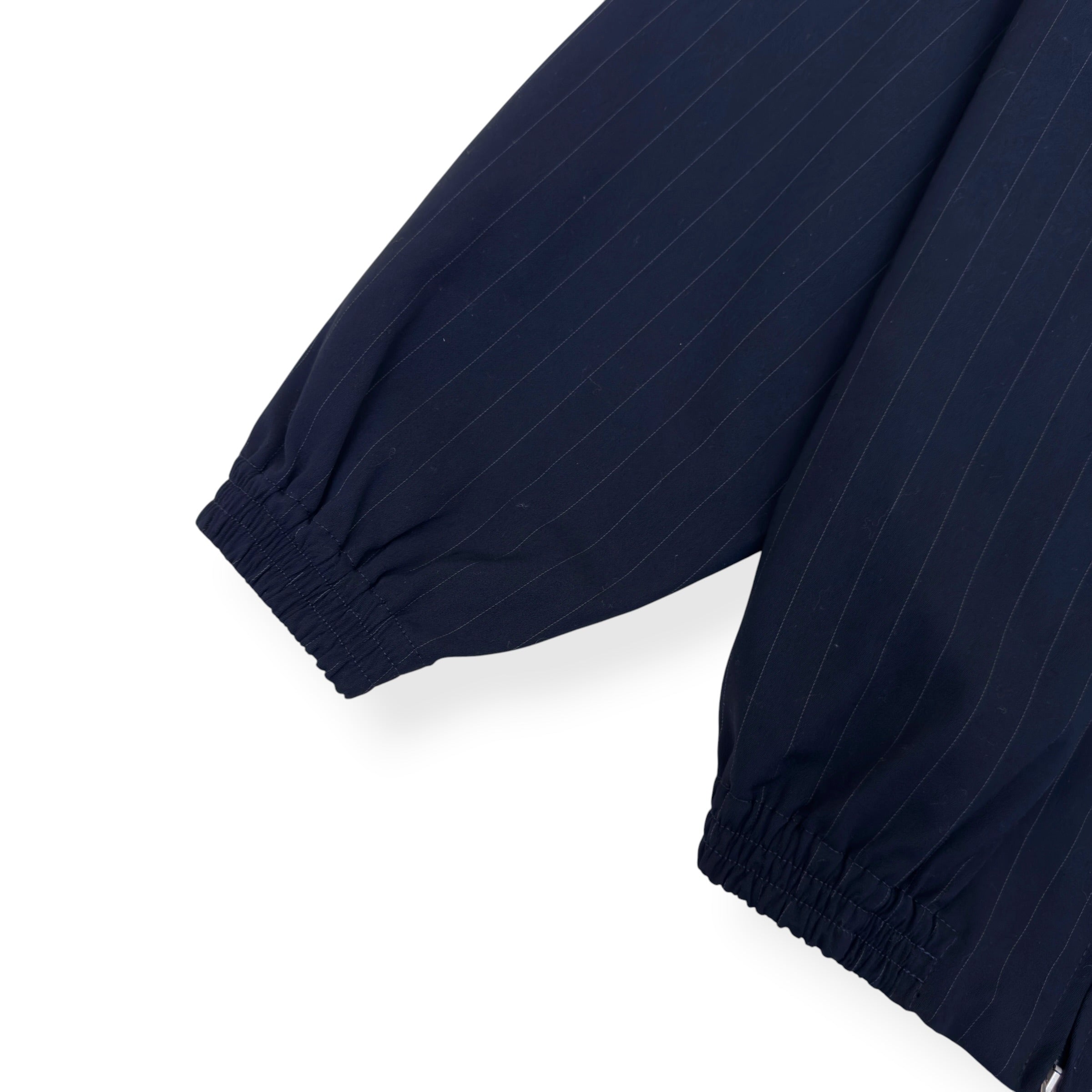 ACNE STUDIOS PINSTRIPE ZIP JACKET NAVY 50 / M
