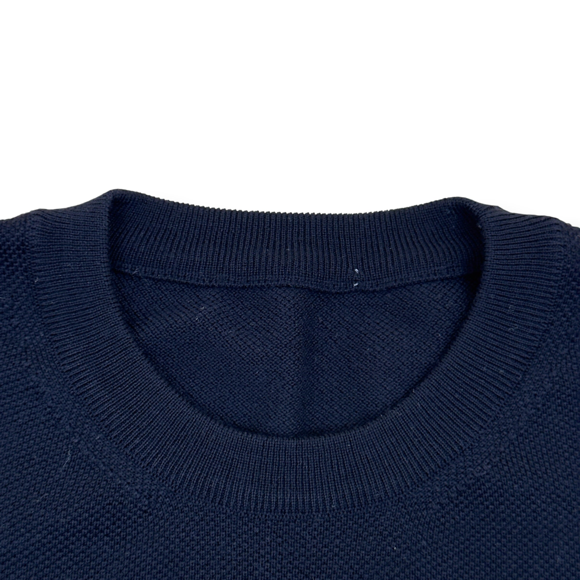THOM SWEENEY SUPERFINE MERINO WOOL SHORT SLEEVE KNIT T-SHIRT BLACK L