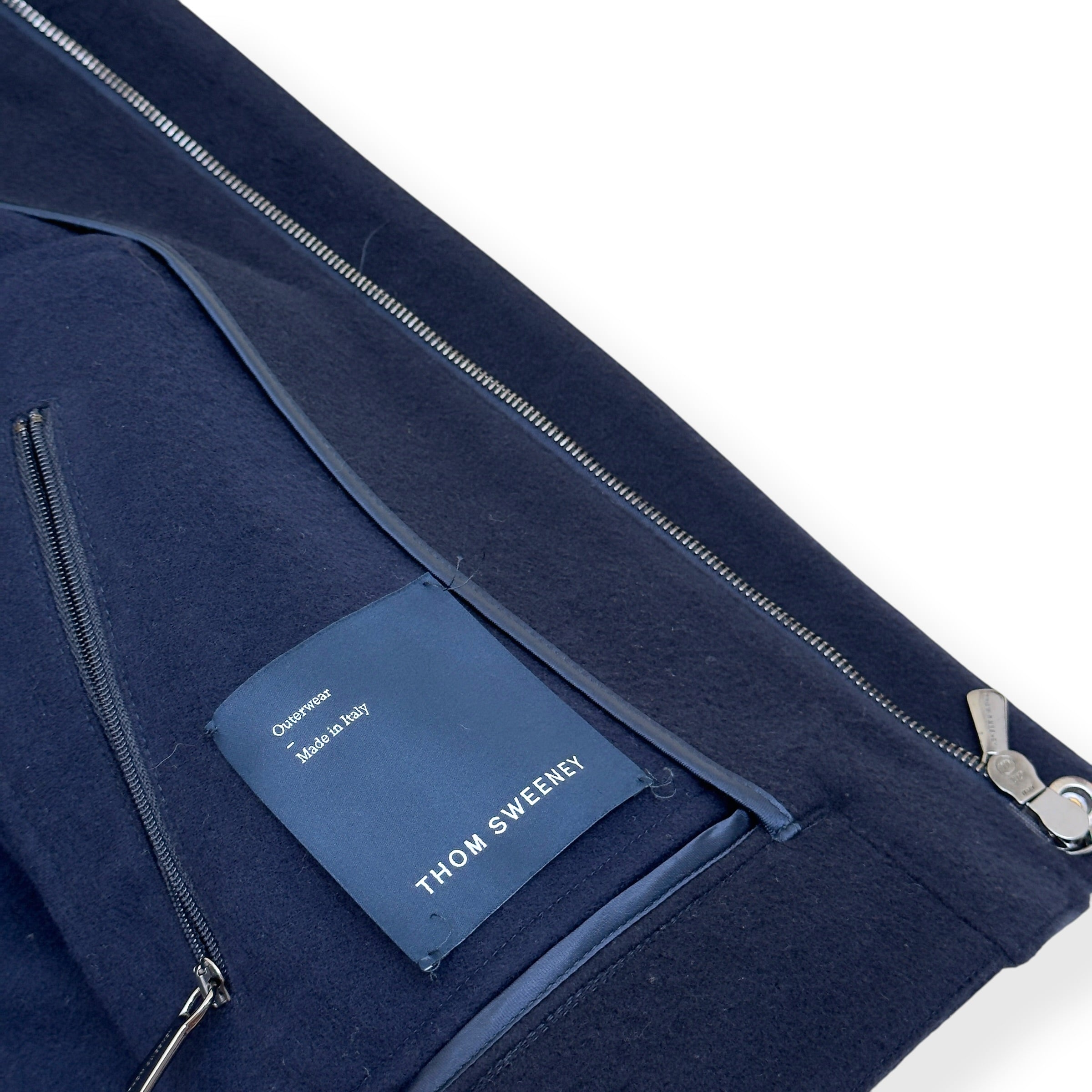 THOM SWEENEY WOOL / CASHMERE JACKET NAVY 50 / M