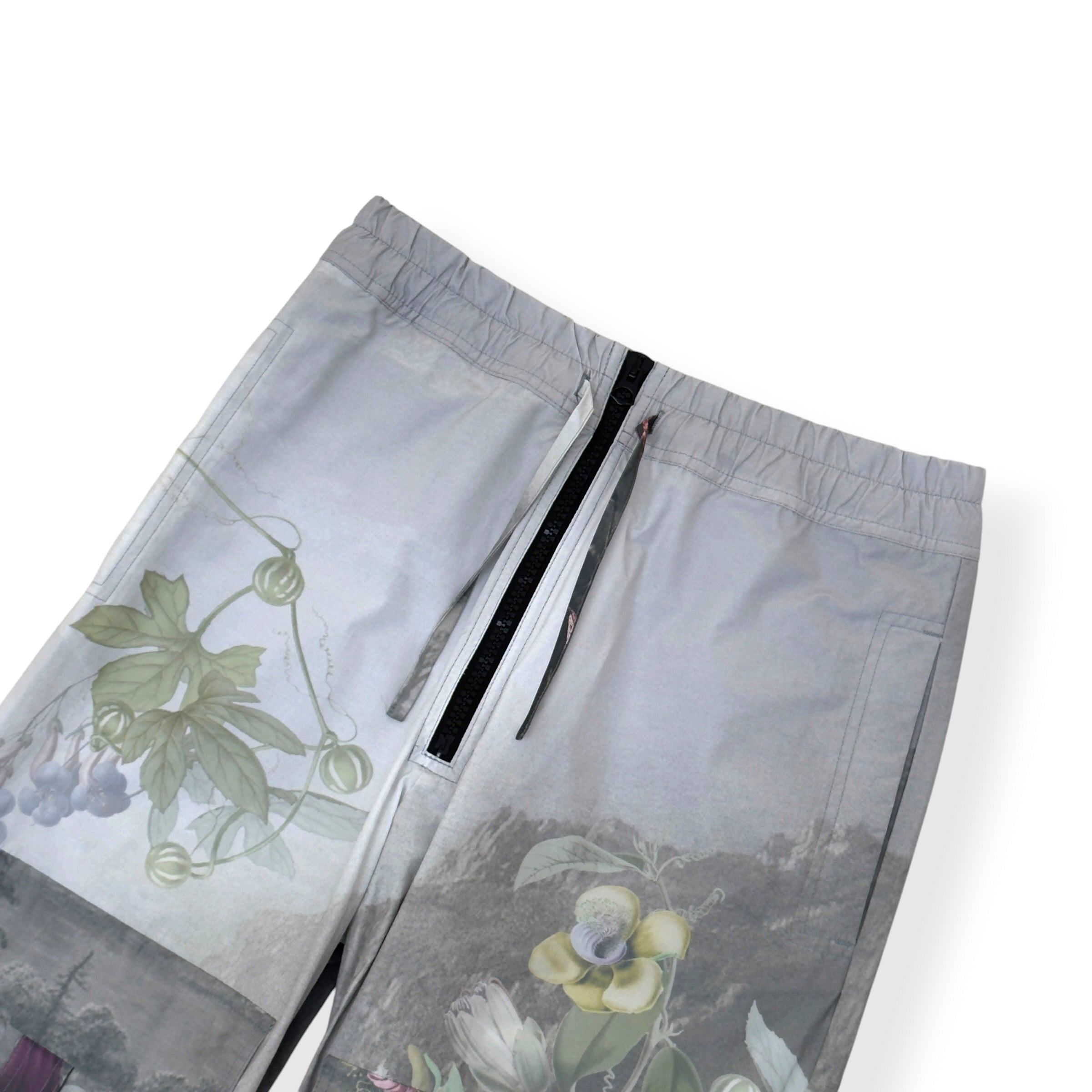DRIES VAN NOTEN BOTANICAL PRINT CARGO TROUSERS MULTI L