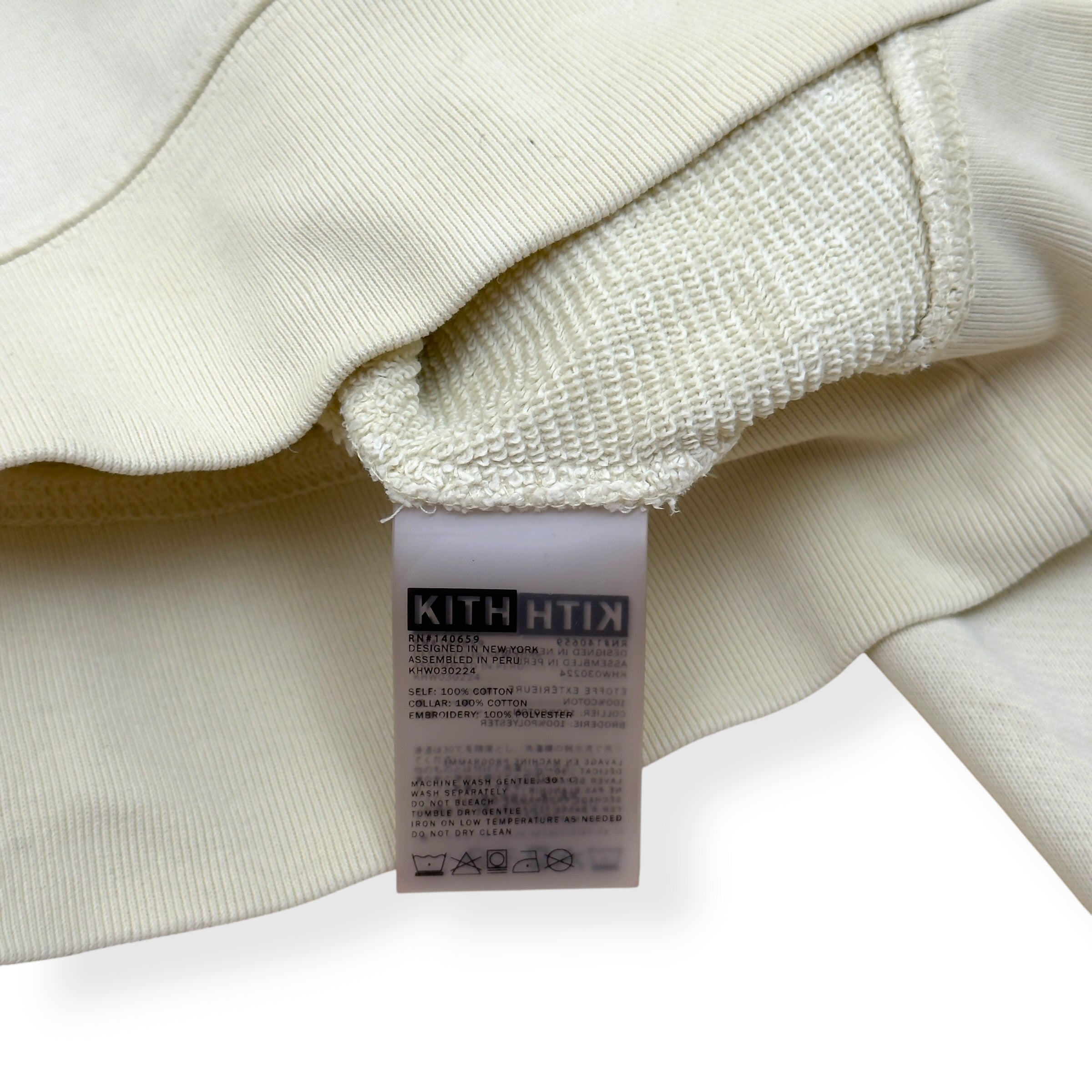 KITH HENLEY NELSON PULLOVER CREAM M