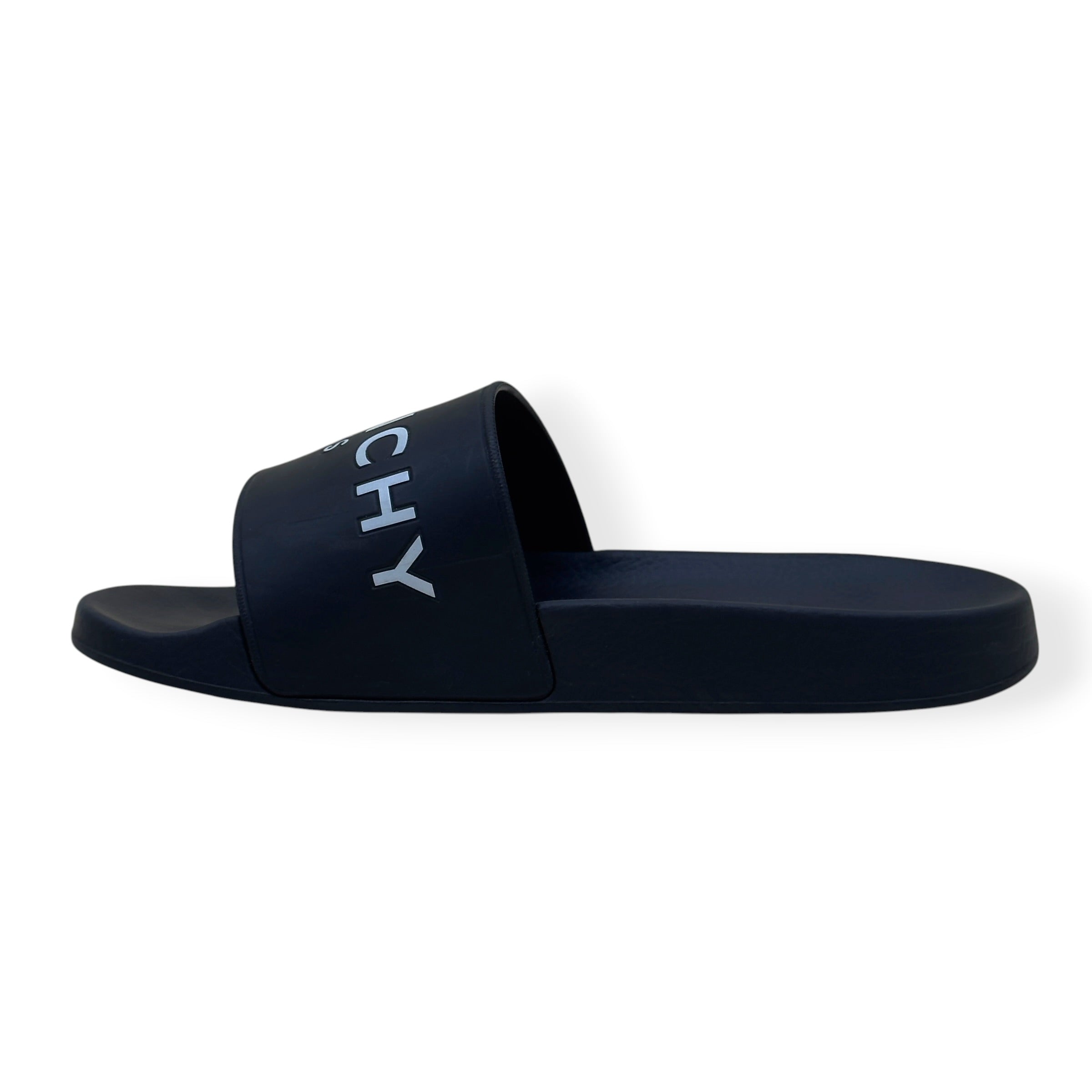 GIVENCHY PARIS LOGO RUBBER SLIDE BLACK 37 / UK4