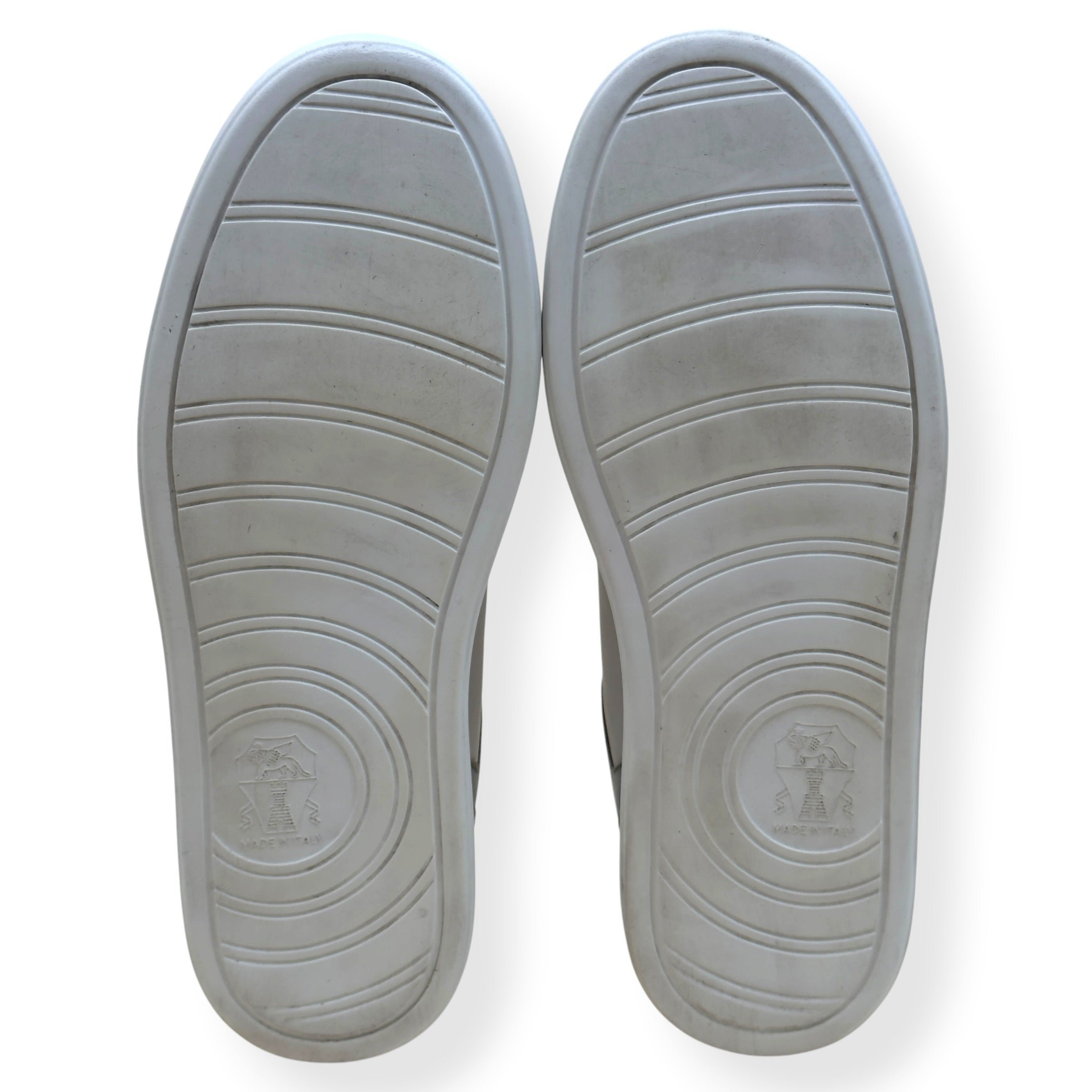 BRUNELLO CUCINELLI SUEDE / LEATHER SNEAKER GREY / WHITE 43 / UK9