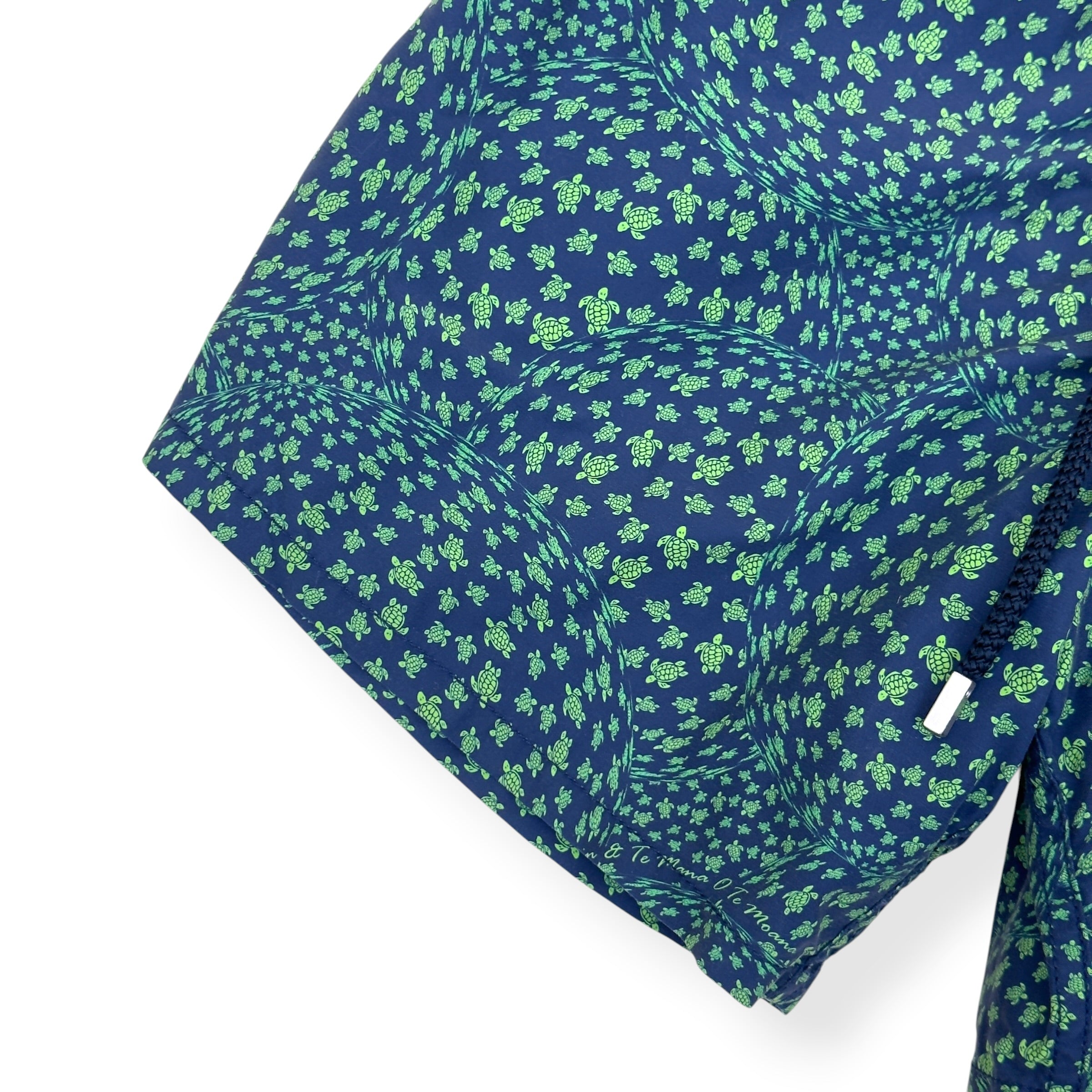 VILEBREQUIN X TE MANA O TE MOANA MOOREA SWIM SHORTS NAVY / GREEN M