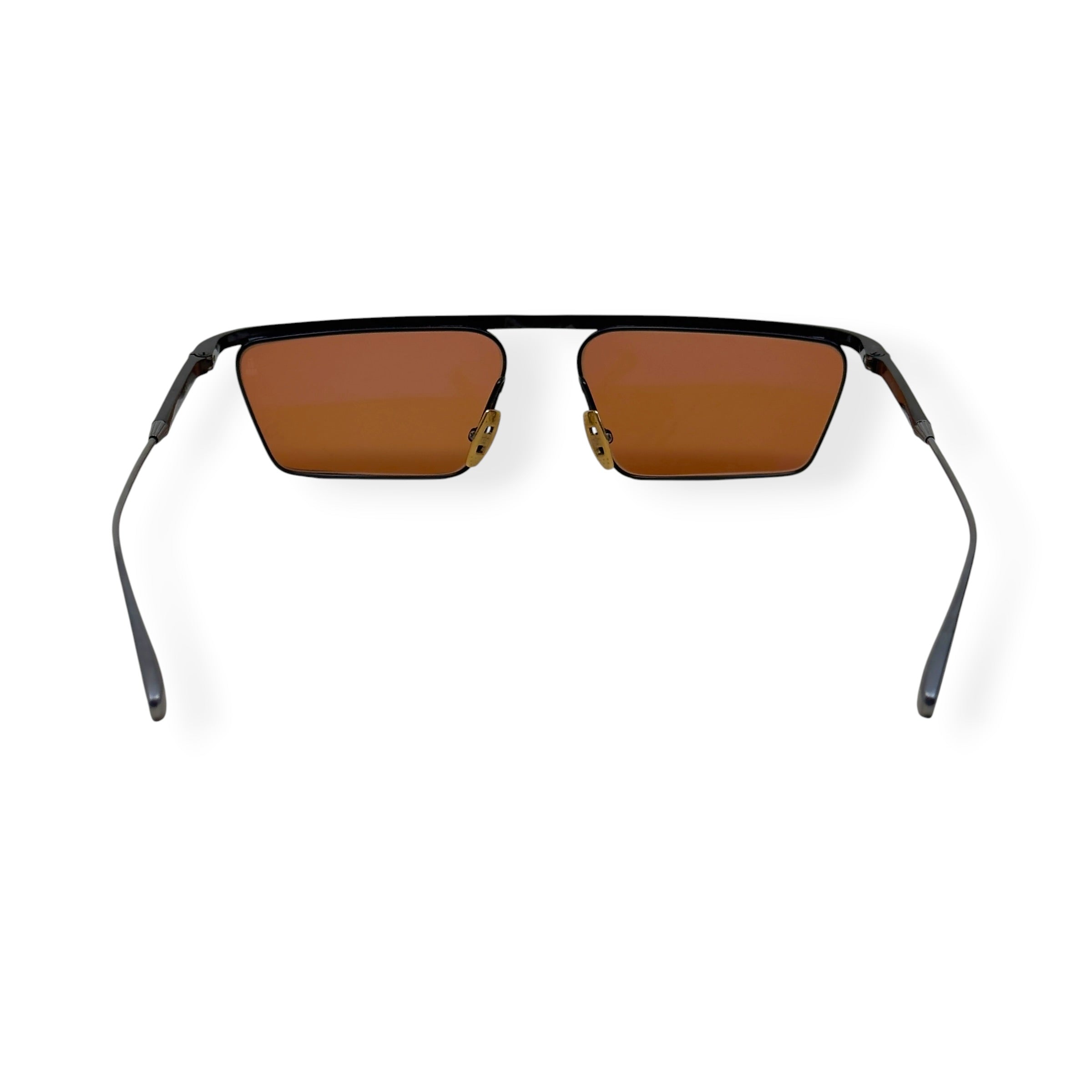 JACQUES MARIE MAGE BOGART LIMITED EDITION SUNGLASSES BLACK / ORANGE 143/200