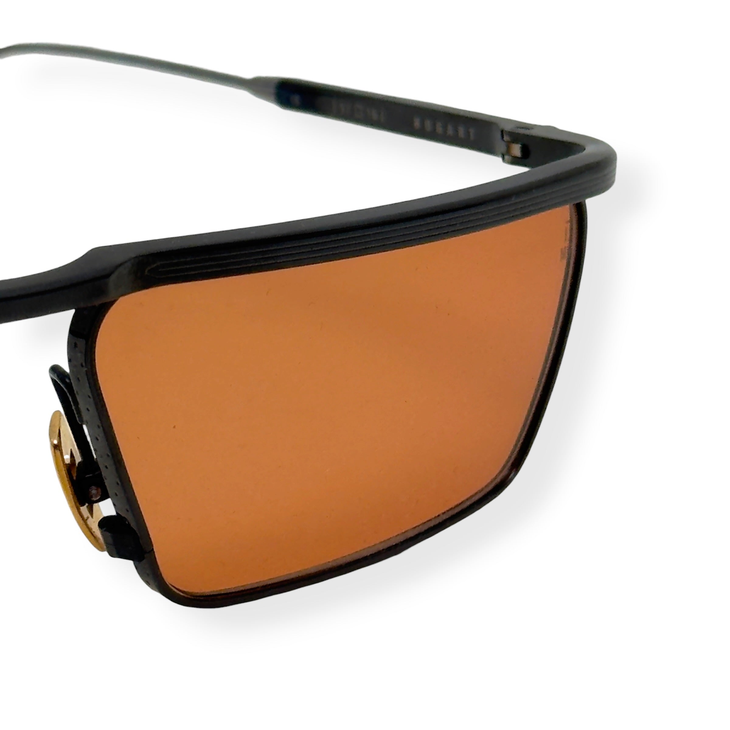 JACQUES MARIE MAGE BOGART LIMITED EDITION SUNGLASSES BLACK / ORANGE 143/200