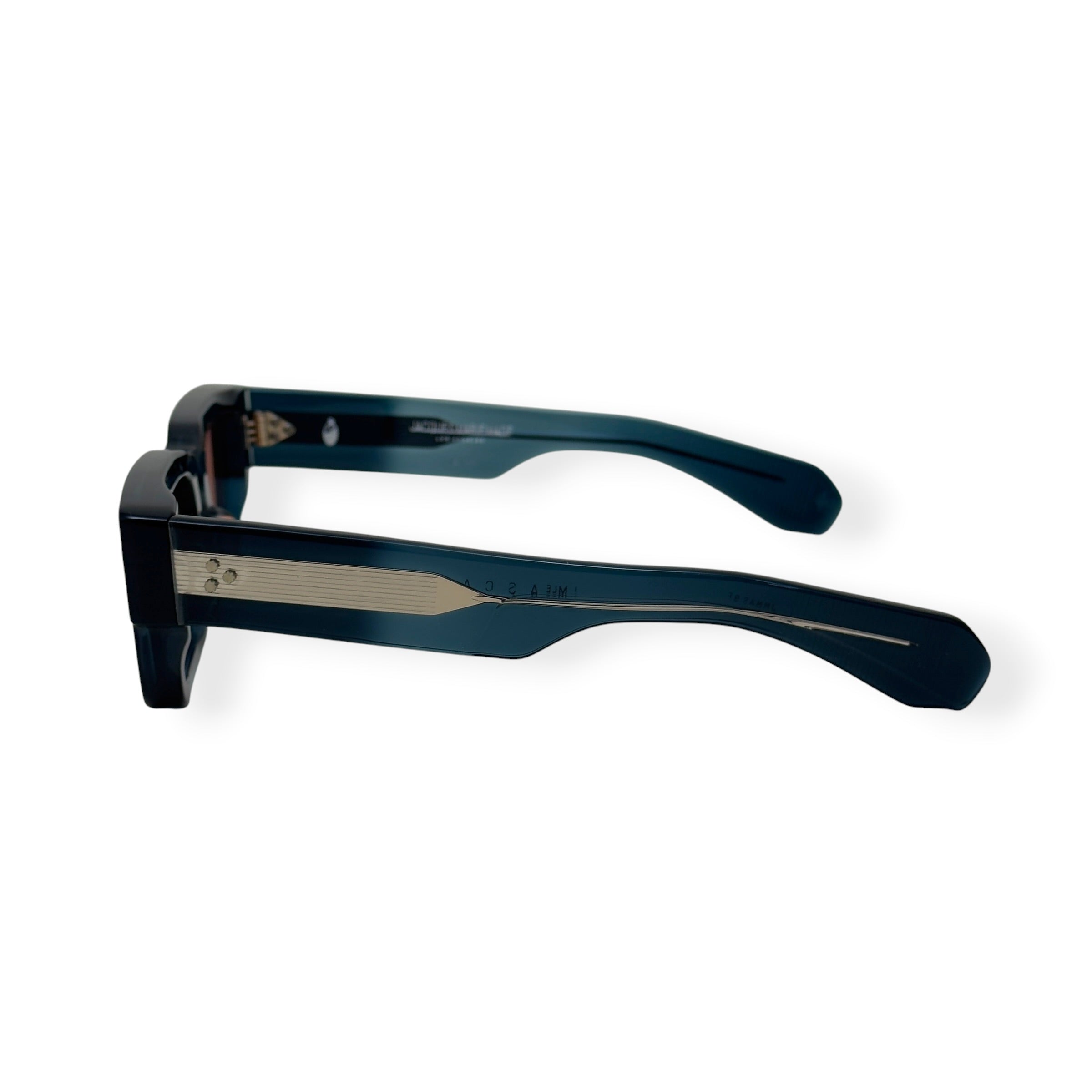 JACQUES MARIE MAGE ASCARI II SQUARE LIMITED EDITION SUNGLASSES TEAL 141/250