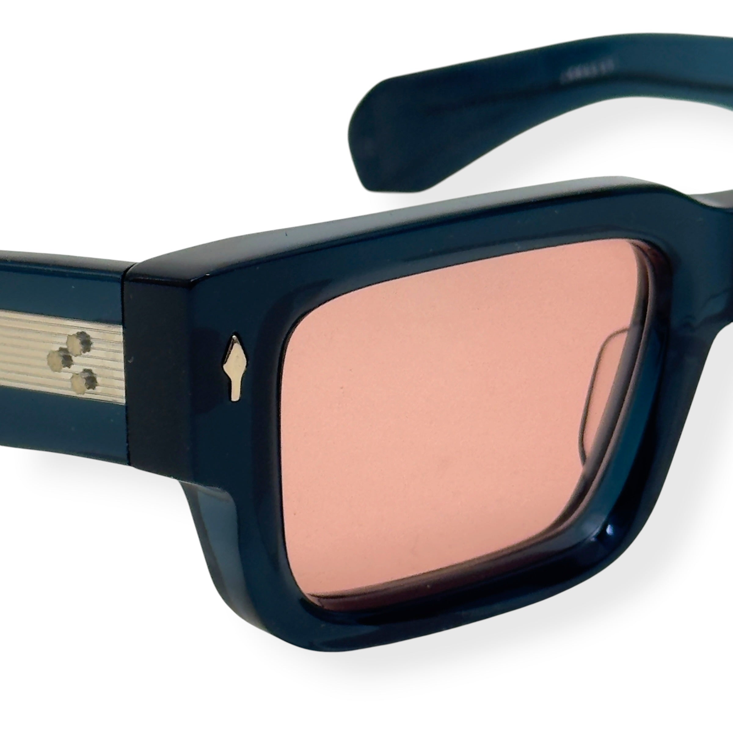 JACQUES MARIE MAGE ASCARI II SQUARE LIMITED EDITION SUNGLASSES TEAL 141/250