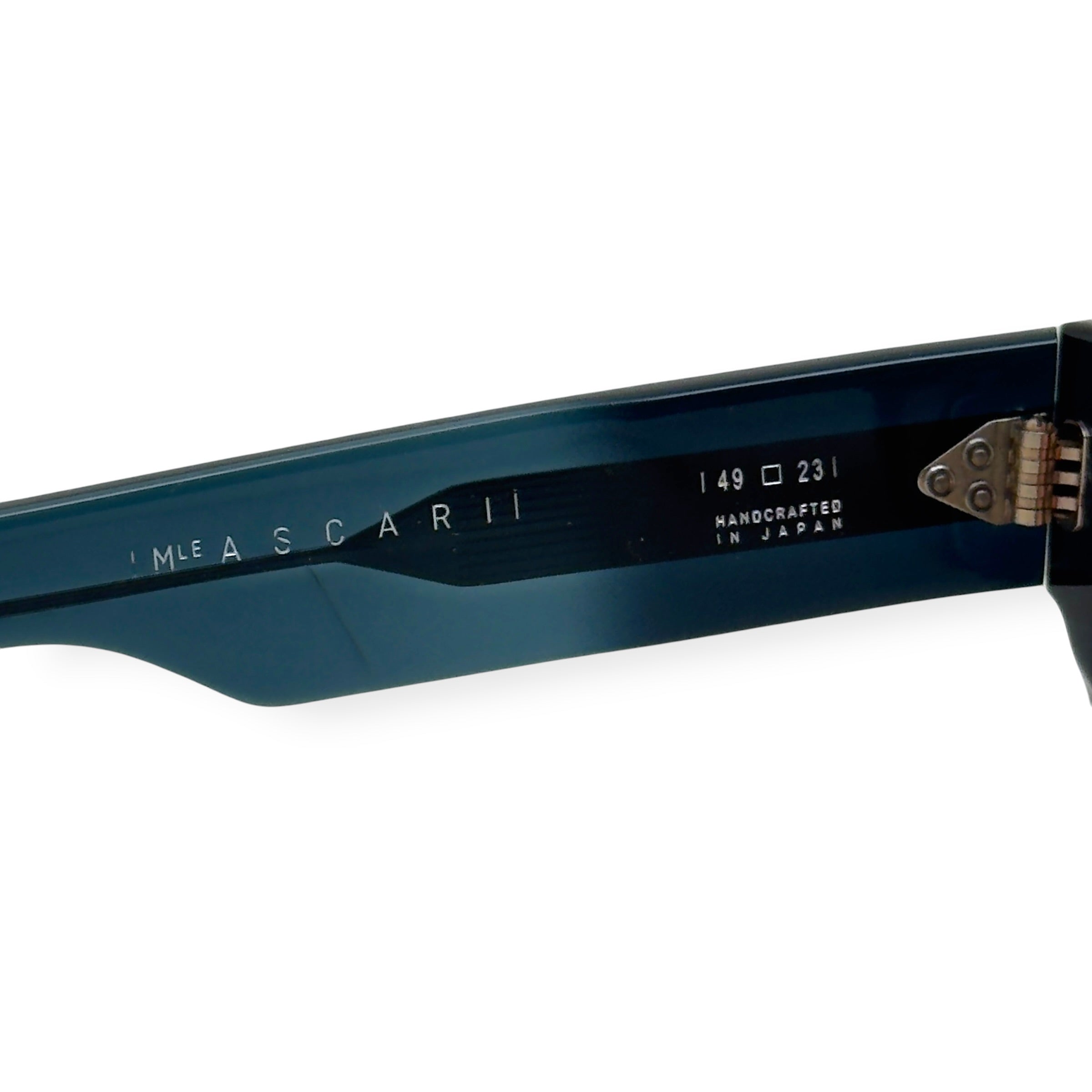 JACQUES MARIE MAGE ASCARI II SQUARE LIMITED EDITION SUNGLASSES TEAL 141/250
