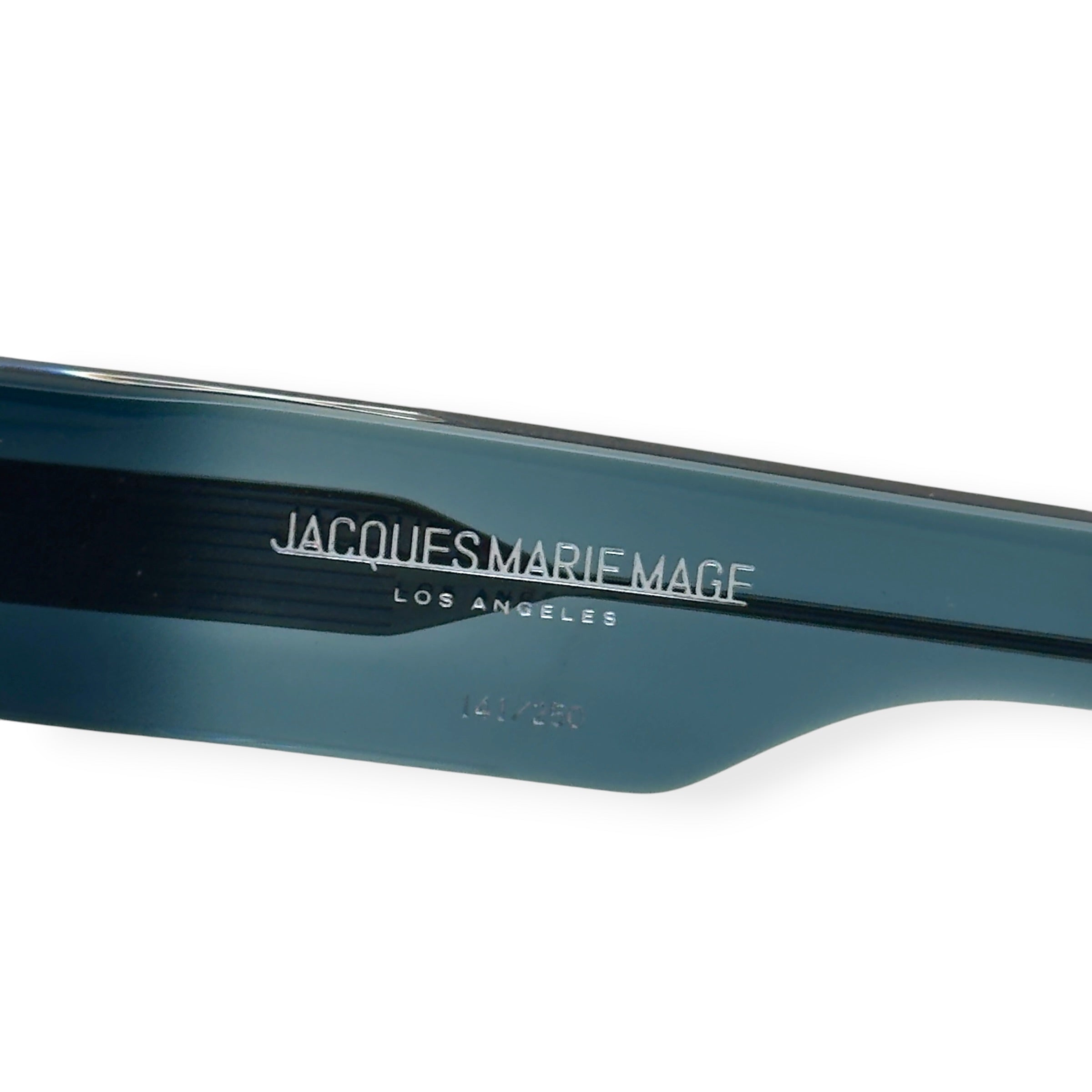 JACQUES MARIE MAGE ASCARI II SQUARE LIMITED EDITION SUNGLASSES TEAL 141/250