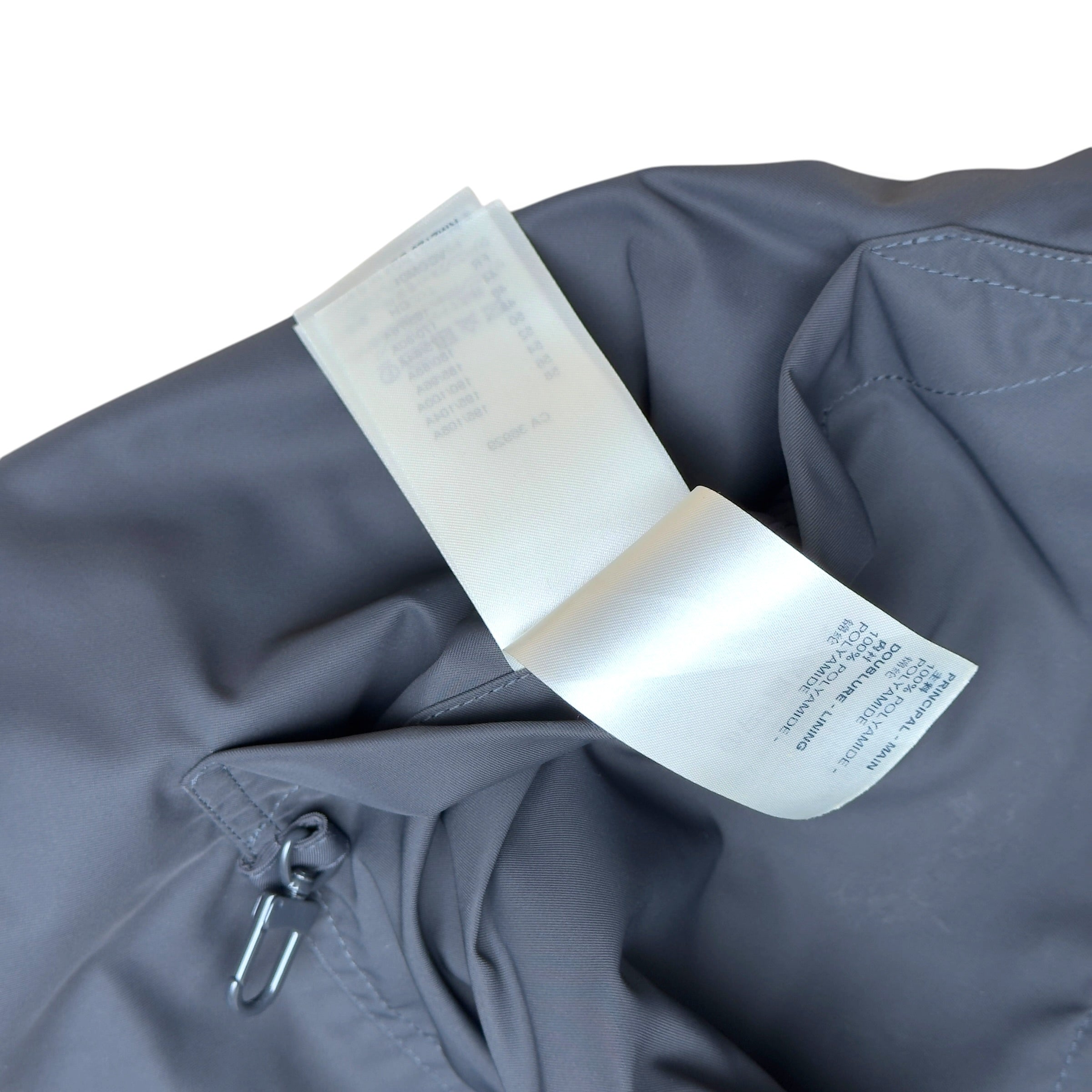 LOUIS VUITTON MONOGRAM REVERSIBLE WINDBREAKER JACKET BLACK / GREY 52 / L