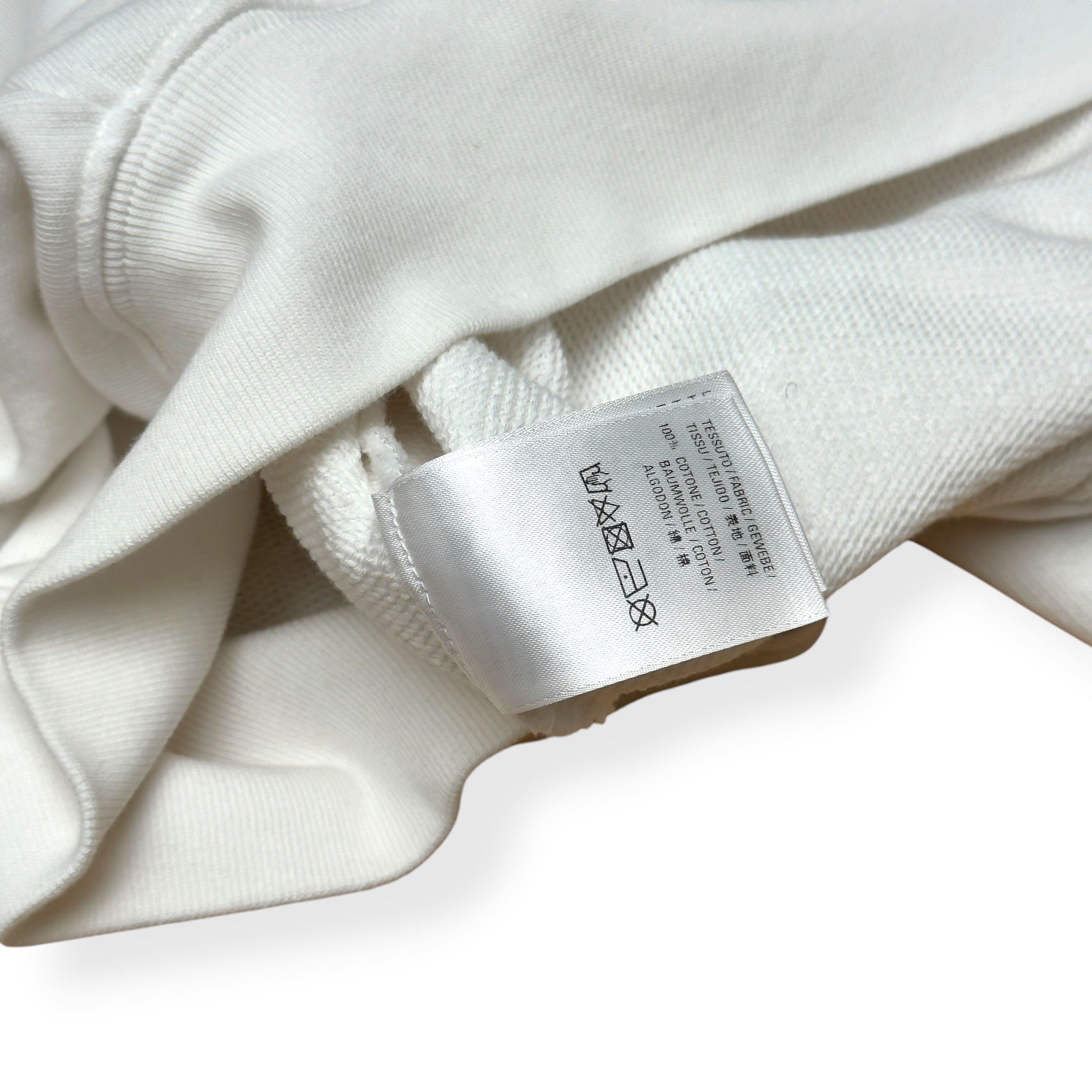 BALENCIAGA OVERSIZED BB LOGO HOODIE WHITE XS