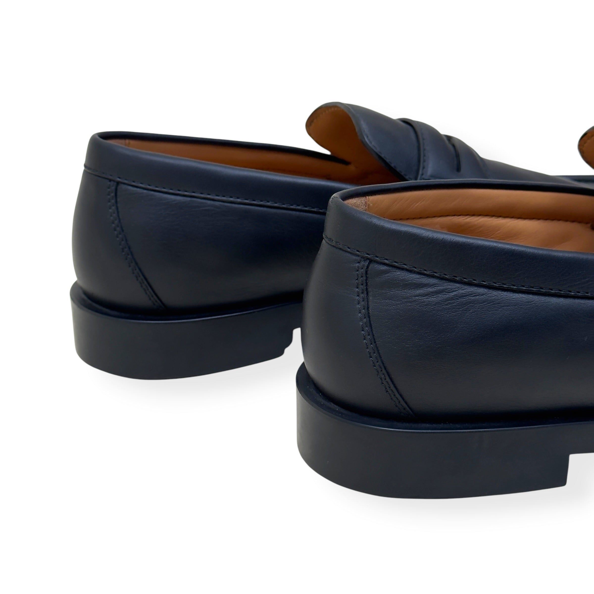 LOUIS VUITTON DANDY LEATHER LOAFER BLACK UK10