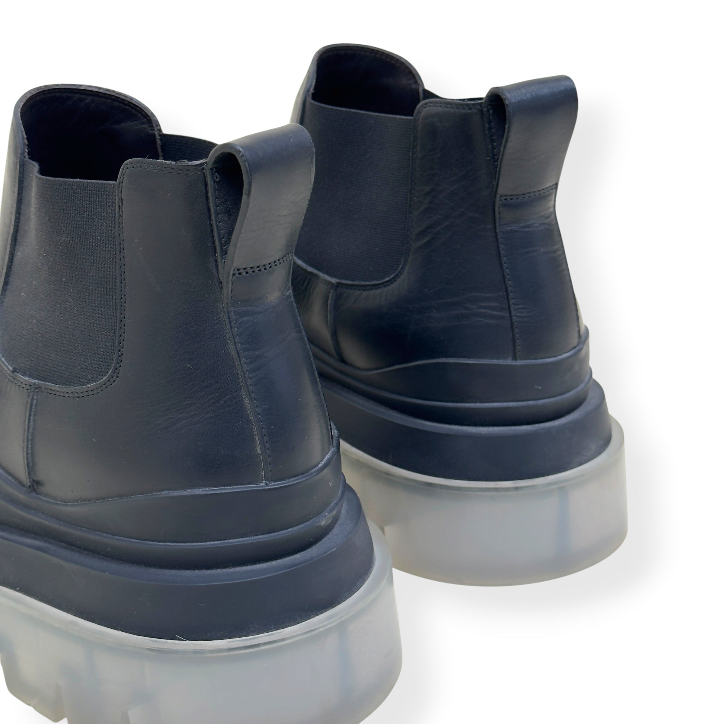 BOTTEGA VENETA TIRE CHELSEA BOOT BLACK 44 / UK10
