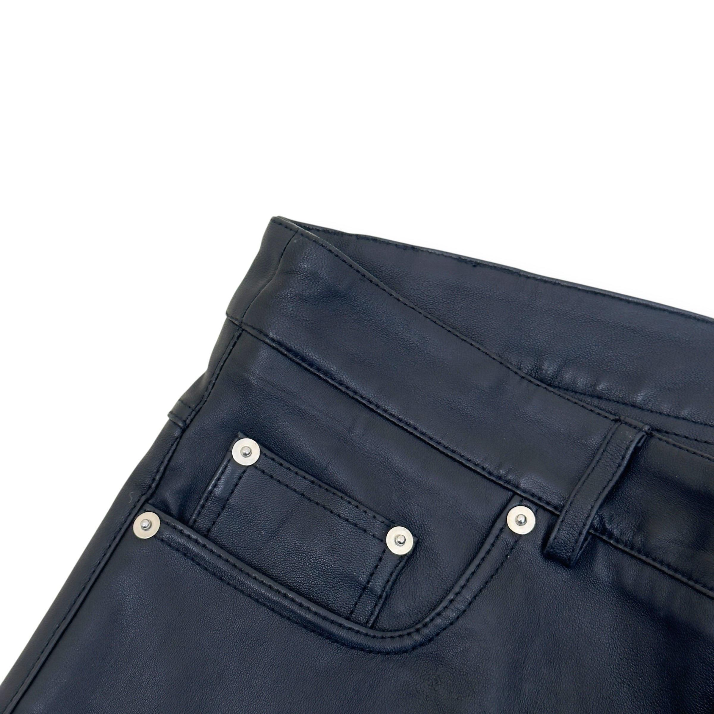 1017 ALYX 9SM LEATHER TROUSERS BLACK 50 / M