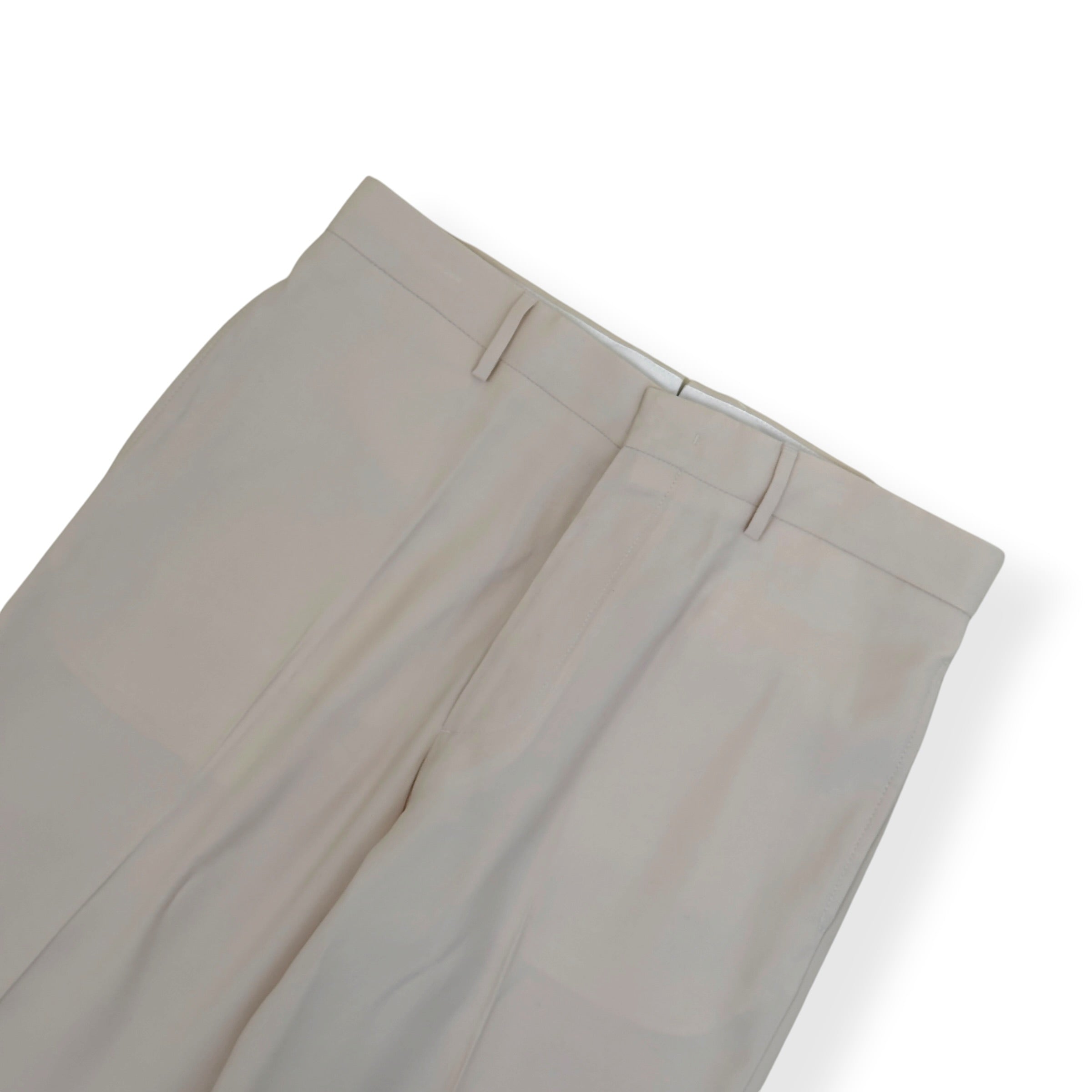 THOM SWEENEY TAILORED TROUSERS ECRU 50 / M