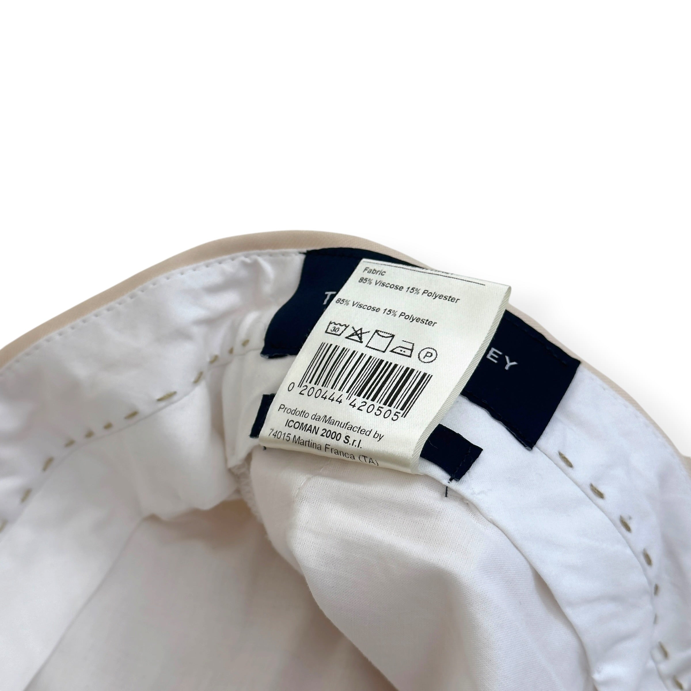 THOM SWEENEY TAILORED TROUSERS ECRU 50 / M
