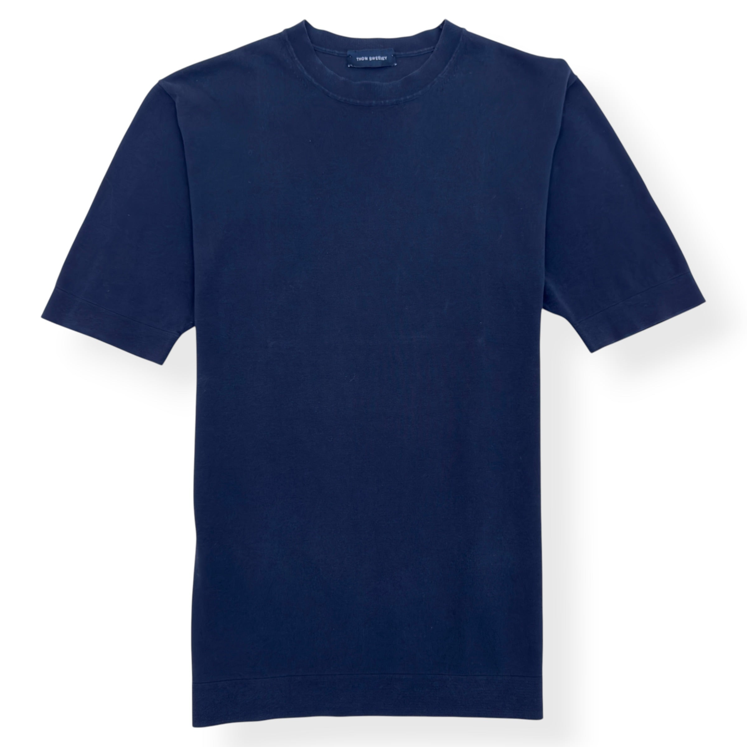 THOM SWEENEY COTTON CLASSIC T-SHIRT NAVY L