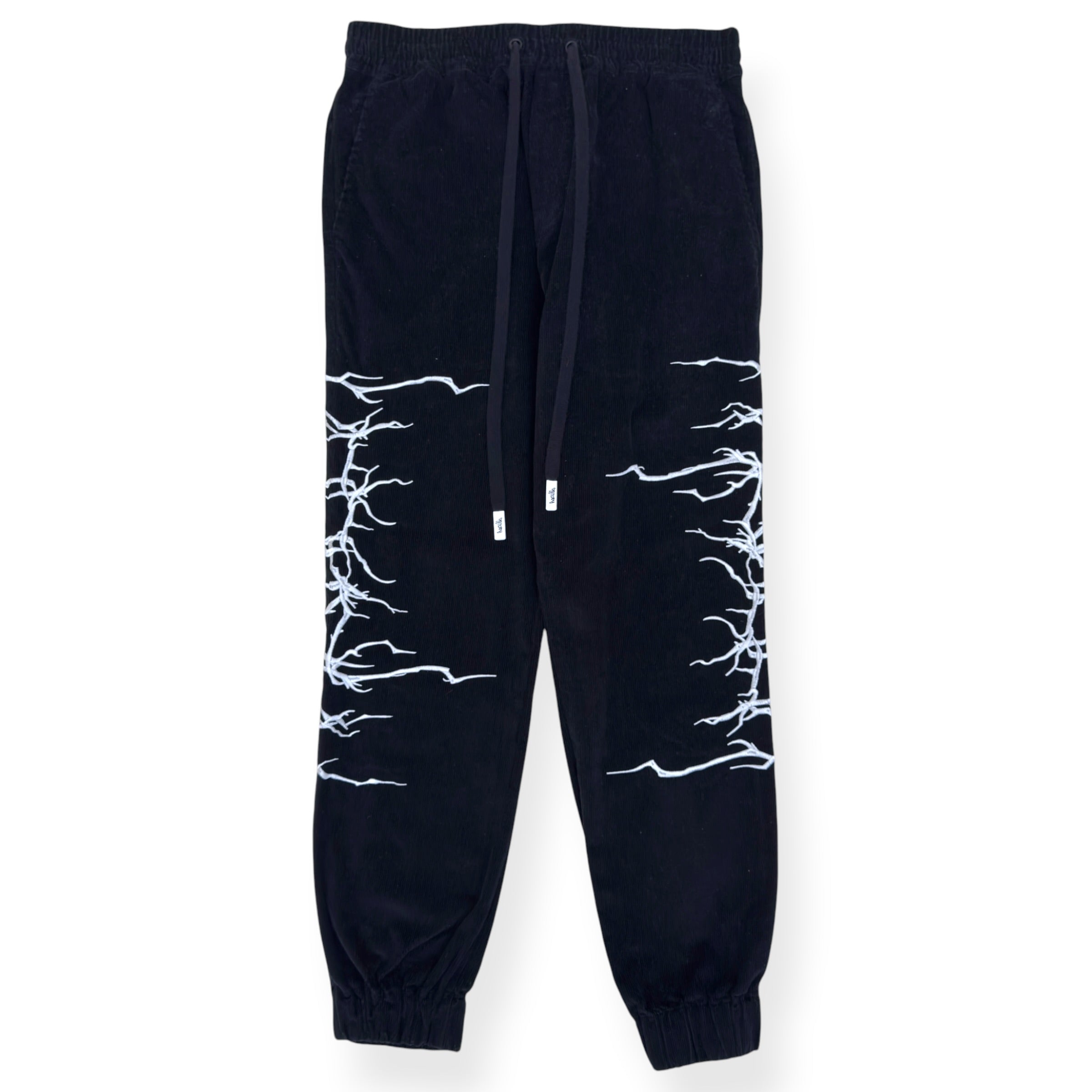 HACULLA FALLEN ANGEL PRINT TROUSERS BLACK / WHITE M
