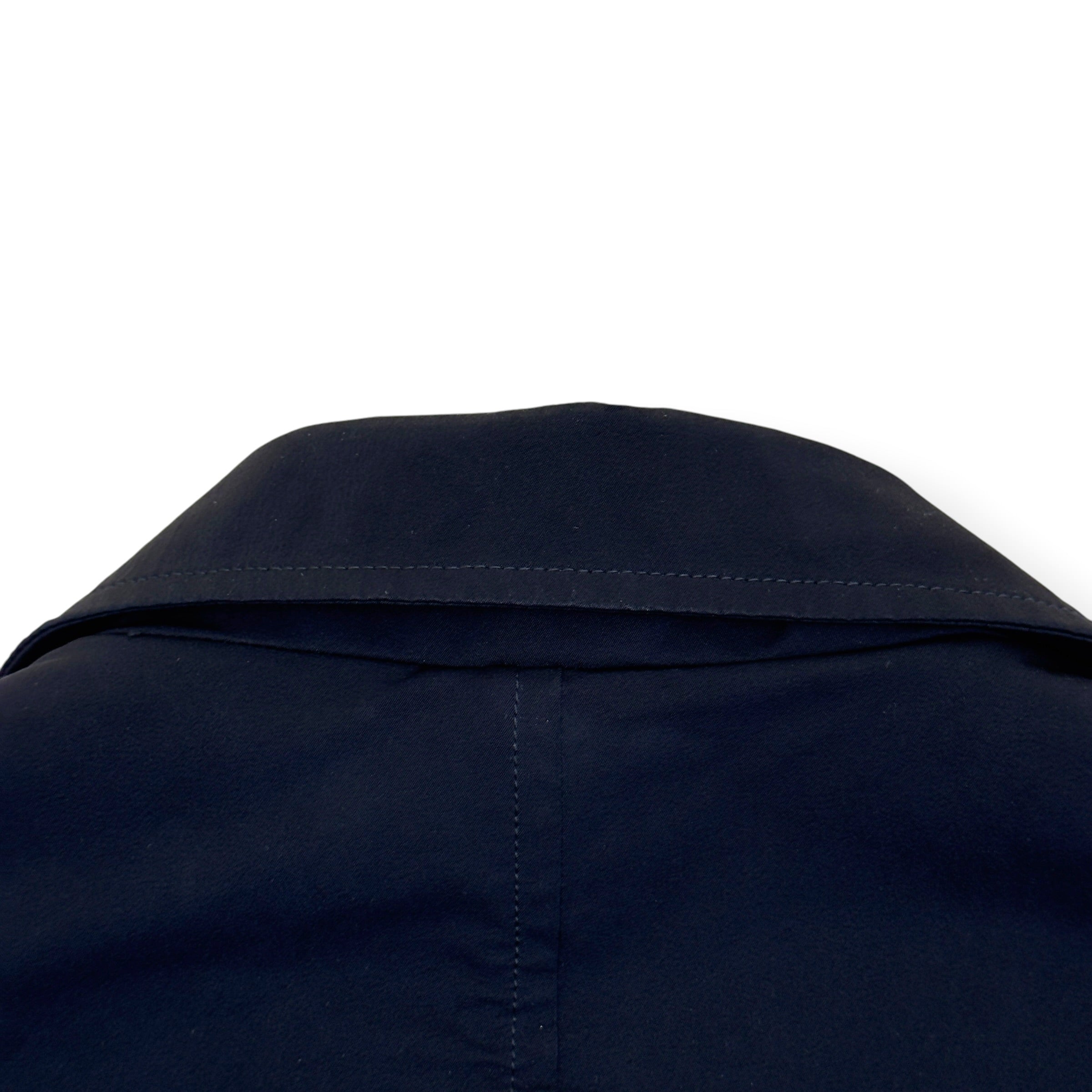 BOTTEGA VENETA LONGLINE SINGLE BREASTED COAT BLACK SIZE 54 / XXL