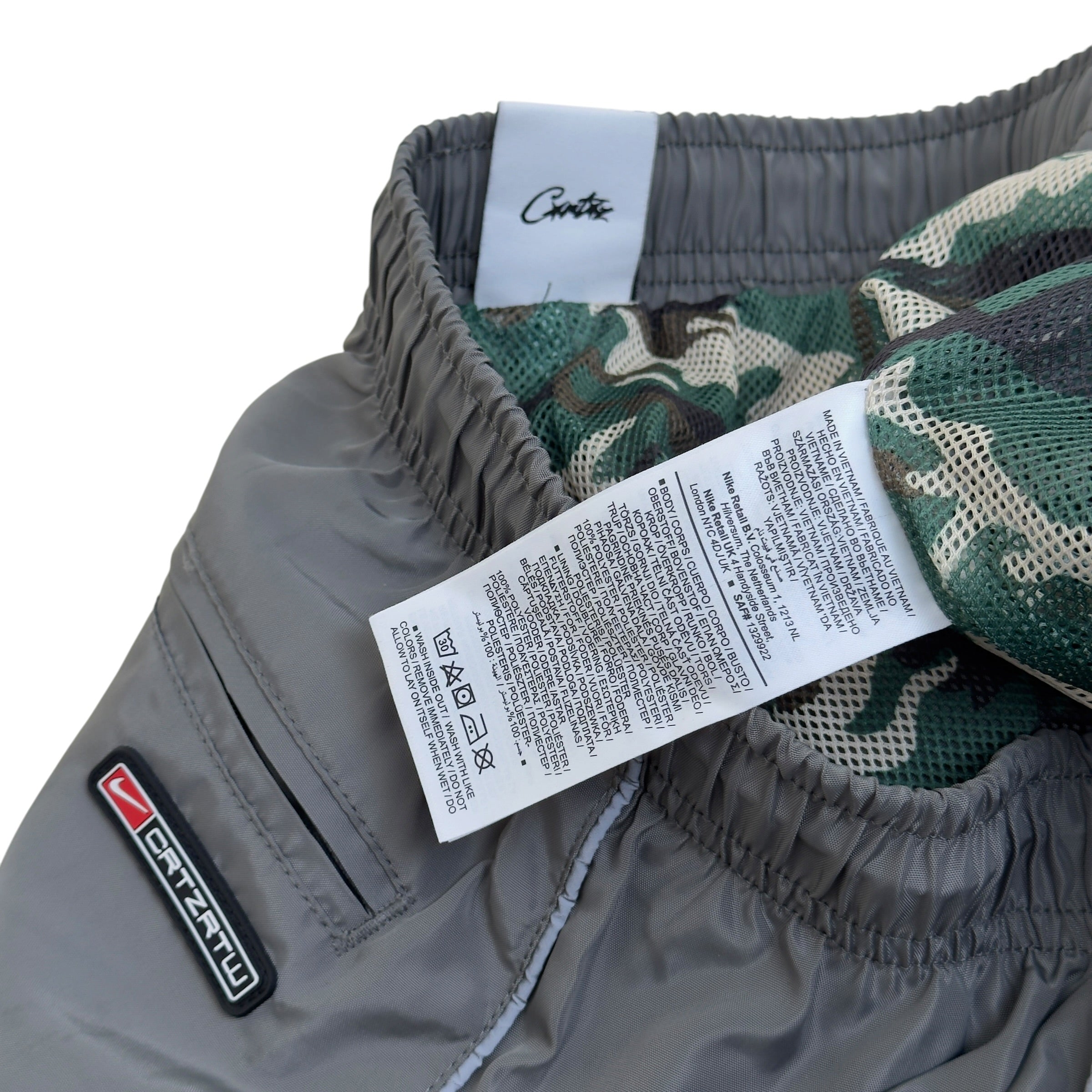 NIKE X CORTEIZ NRG TRACK PANTS GREY M