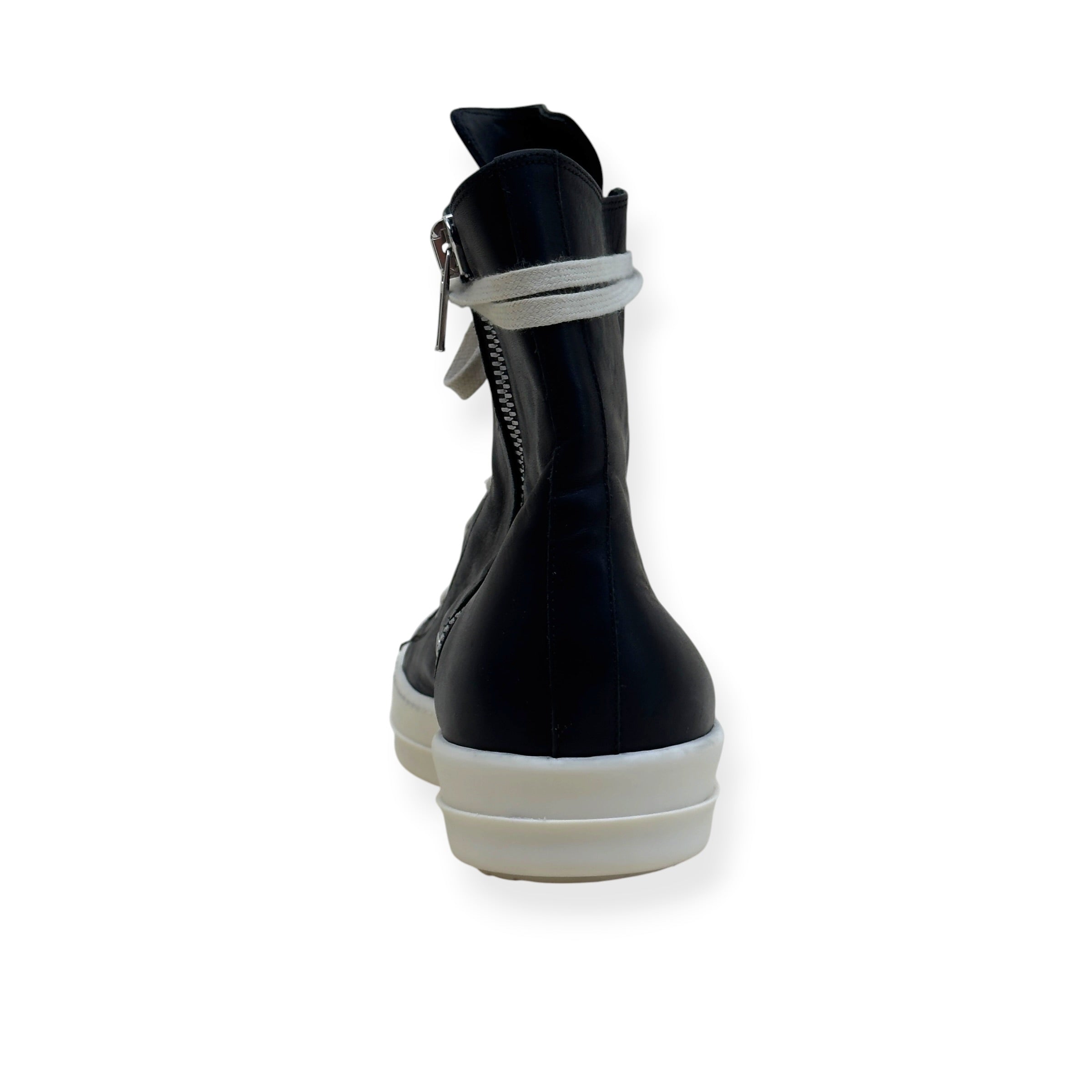RICK OWENS RAMONES HIGH-TOP SNEAKER BLACK 45 / UK11